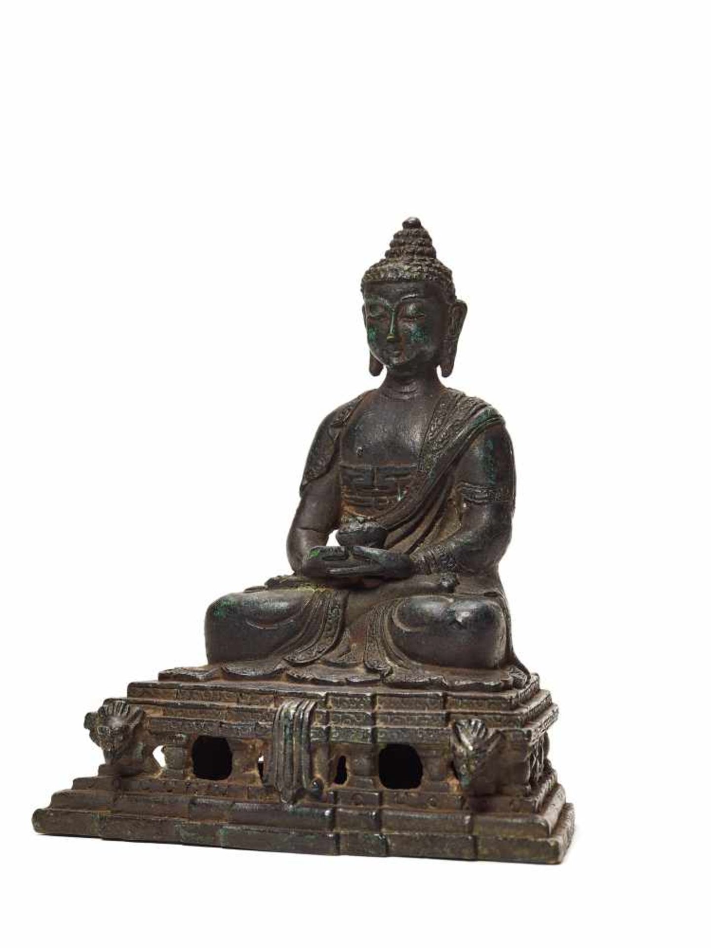 A TIBETAN BRONZE DEPICTING BUDDHA AMITABHABronzeTibet, 20th centuryBuddha Amitabha is depicted