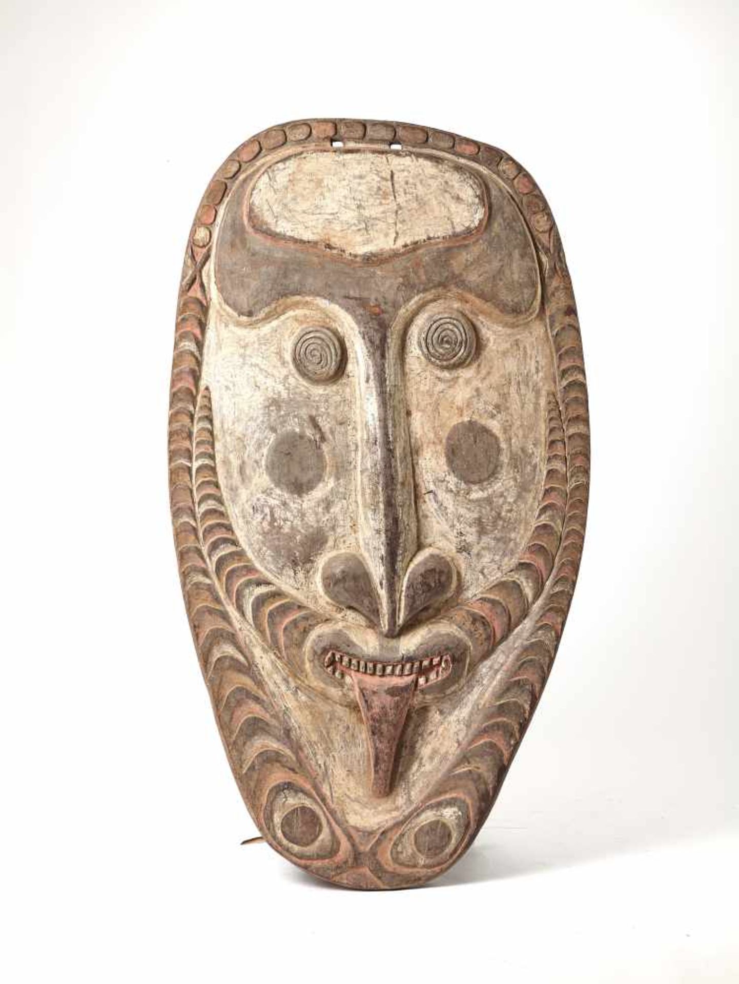 A GIGANTIC WOODEN MASK, PAPUA NEW GUINEA, 20TH CENTURYWoodPapua New Guinea, 20th centuryThis mask