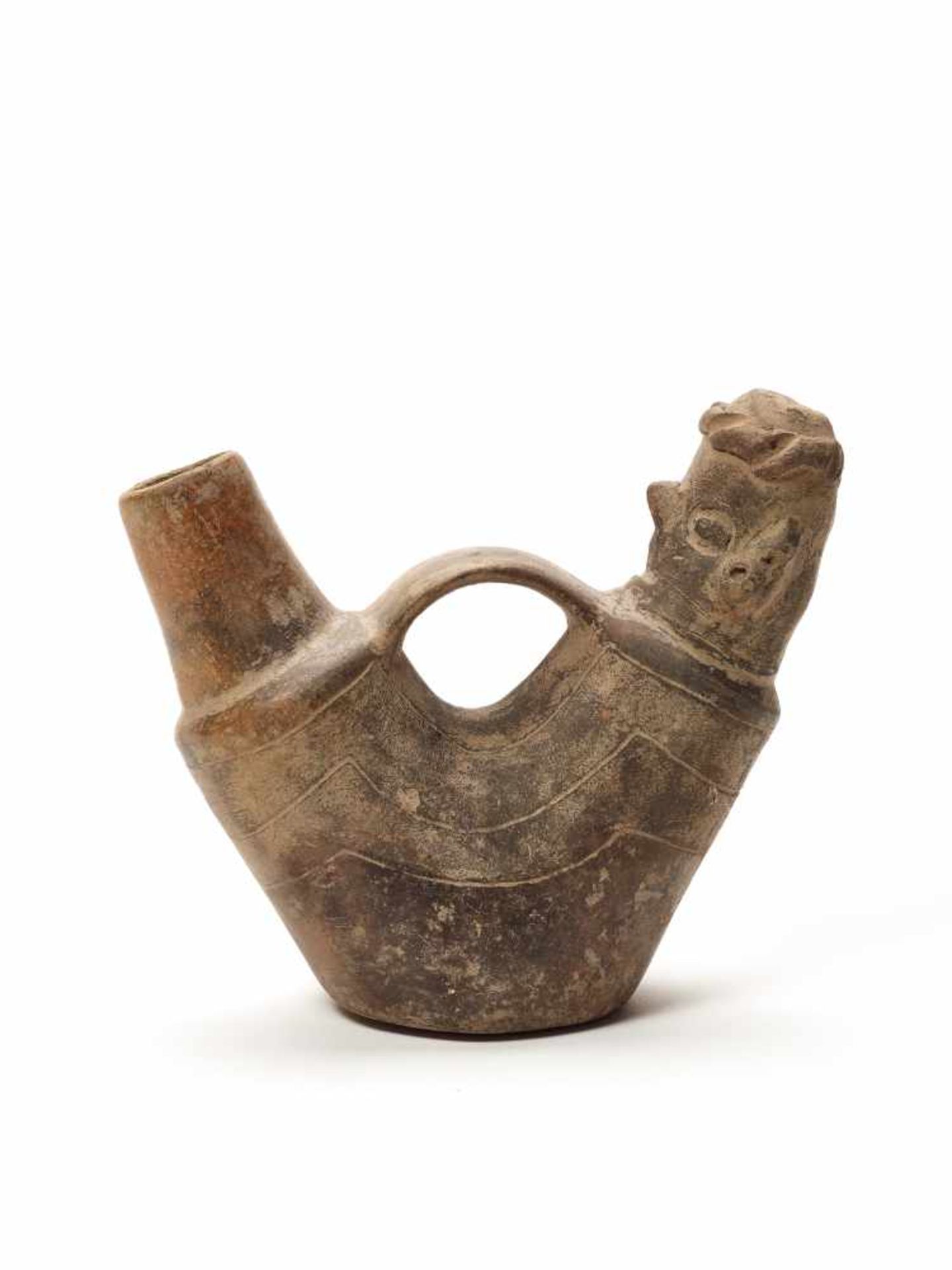 U-SHAPED VESSEL - SALINAR CULTURE, PERU, C. 200 BCBlack fired claySalinar culture, Peru, c. 200 BCOf - Image 3 of 4