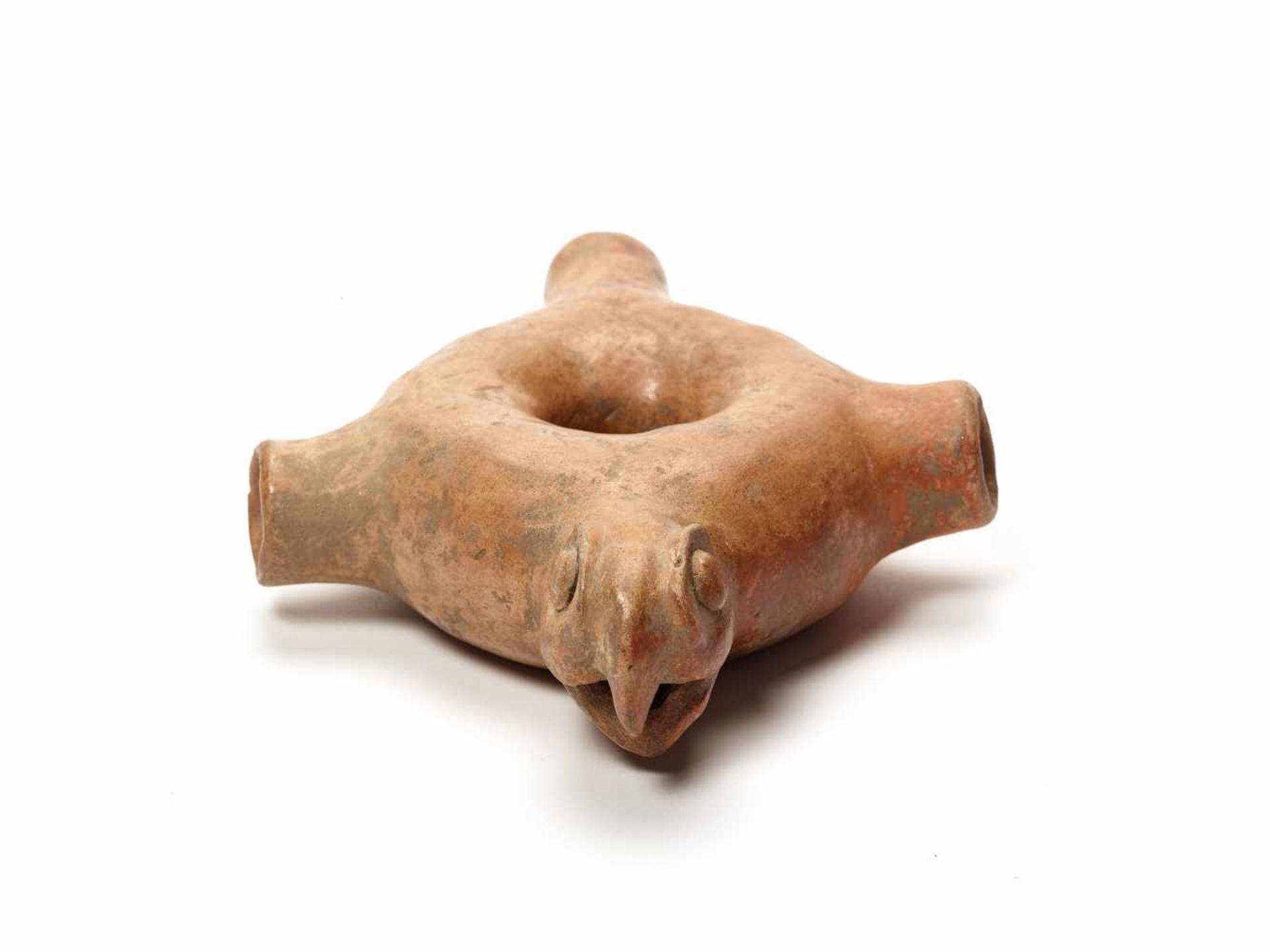 MAYA TUBE OBJECT, TIQUISATE REGION, GUATEMALA, C. 700-900 ADFired clayMaya, Tiquisate region, - Image 2 of 4