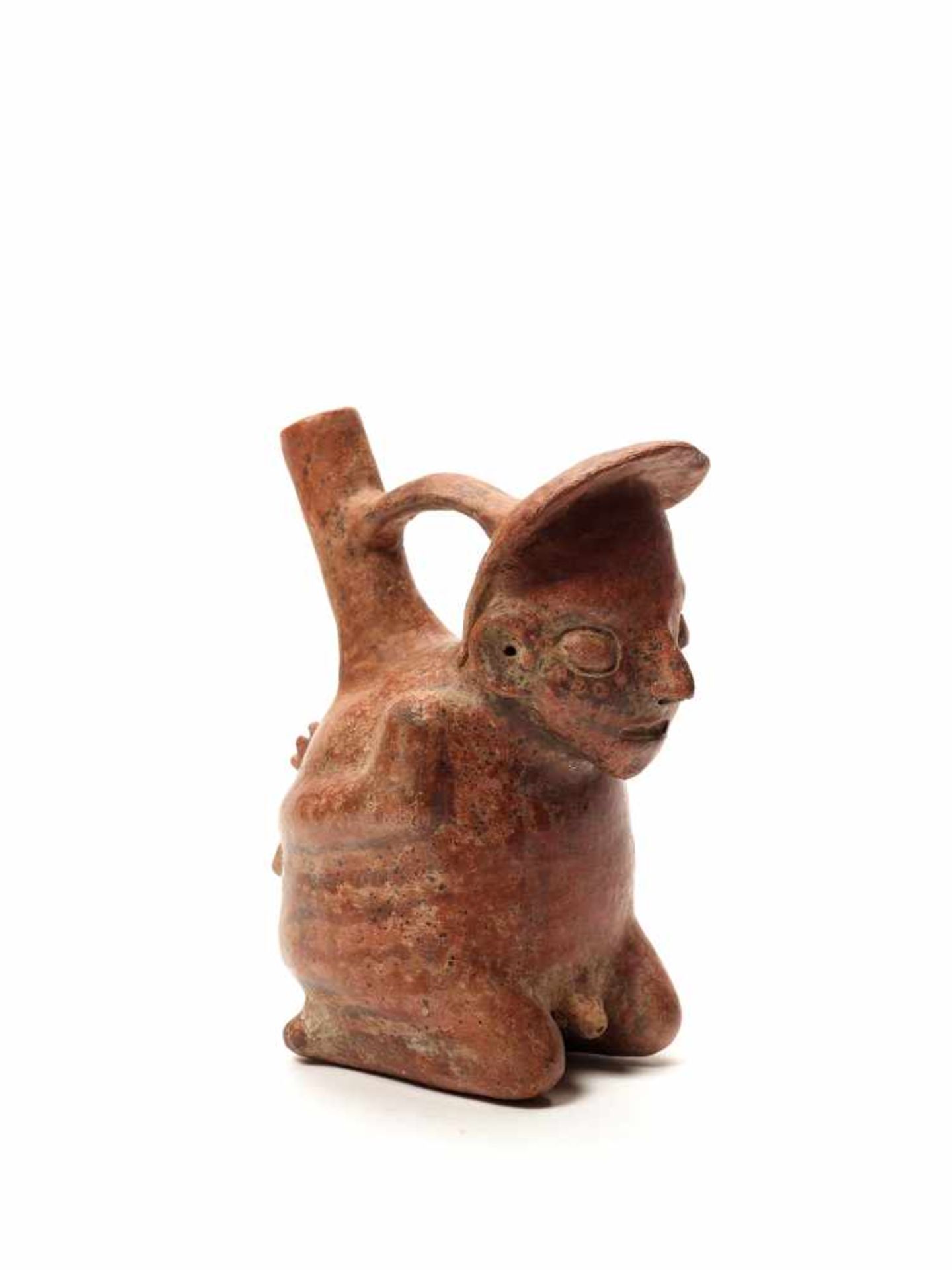 TL-TESTED NAKED PRISONER VESSEL - VICUS CULTURE, PERU, C. 1ST CENTURYPainted fired clayVicus