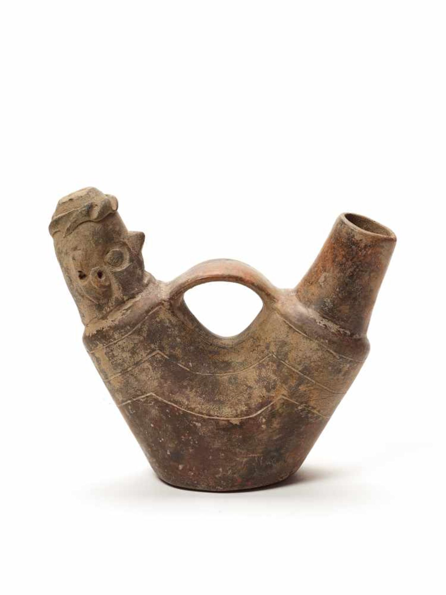 U-SHAPED VESSEL - SALINAR CULTURE, PERU, C. 200 BCBlack fired claySalinar culture, Peru, c. 200 BCOf - Image 2 of 4