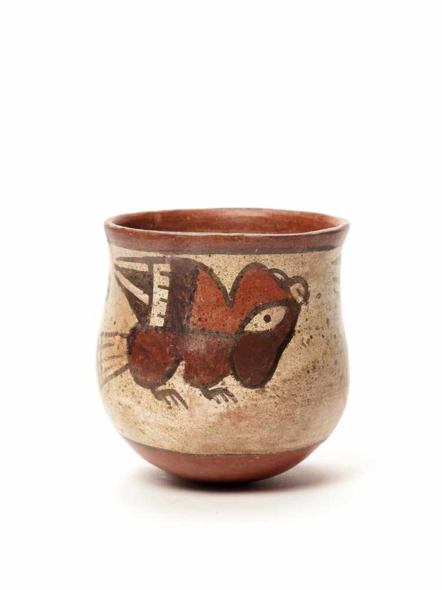 BOWL WITH BIRDS – NAZCA CULTURE, PERU, C. 200-800 ADPainted clayNazca culture, Peru, c. 200-800 - Image 2 of 3