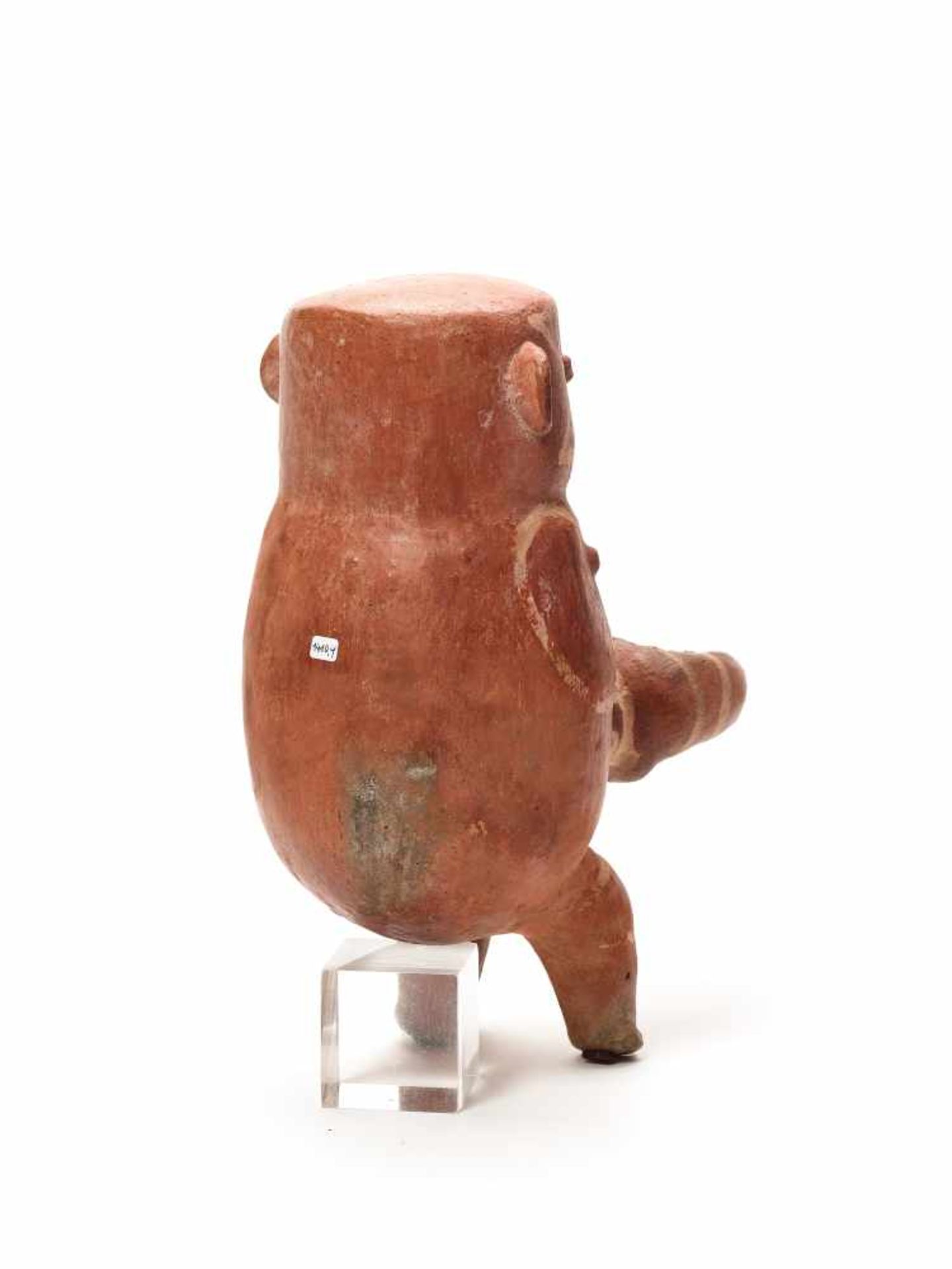 TL-TESTED BABY-SHAPED VESSEL- VICUS CULTURE, PERU, C. 3RD CENTURY BCFired clay painted in shades - Image 4 of 5