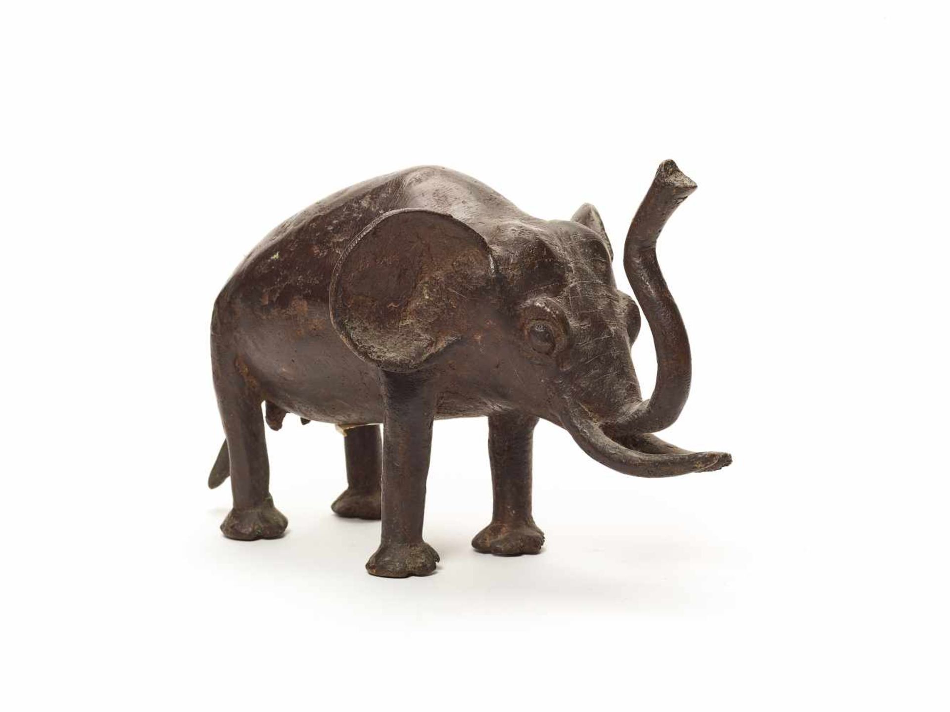 BRONZE ELEPHANT – BOBO PEOPLEBronzeBobo-Dioulasso, Burkina Faso, West Africa; 20th century This - Bild 4 aus 4