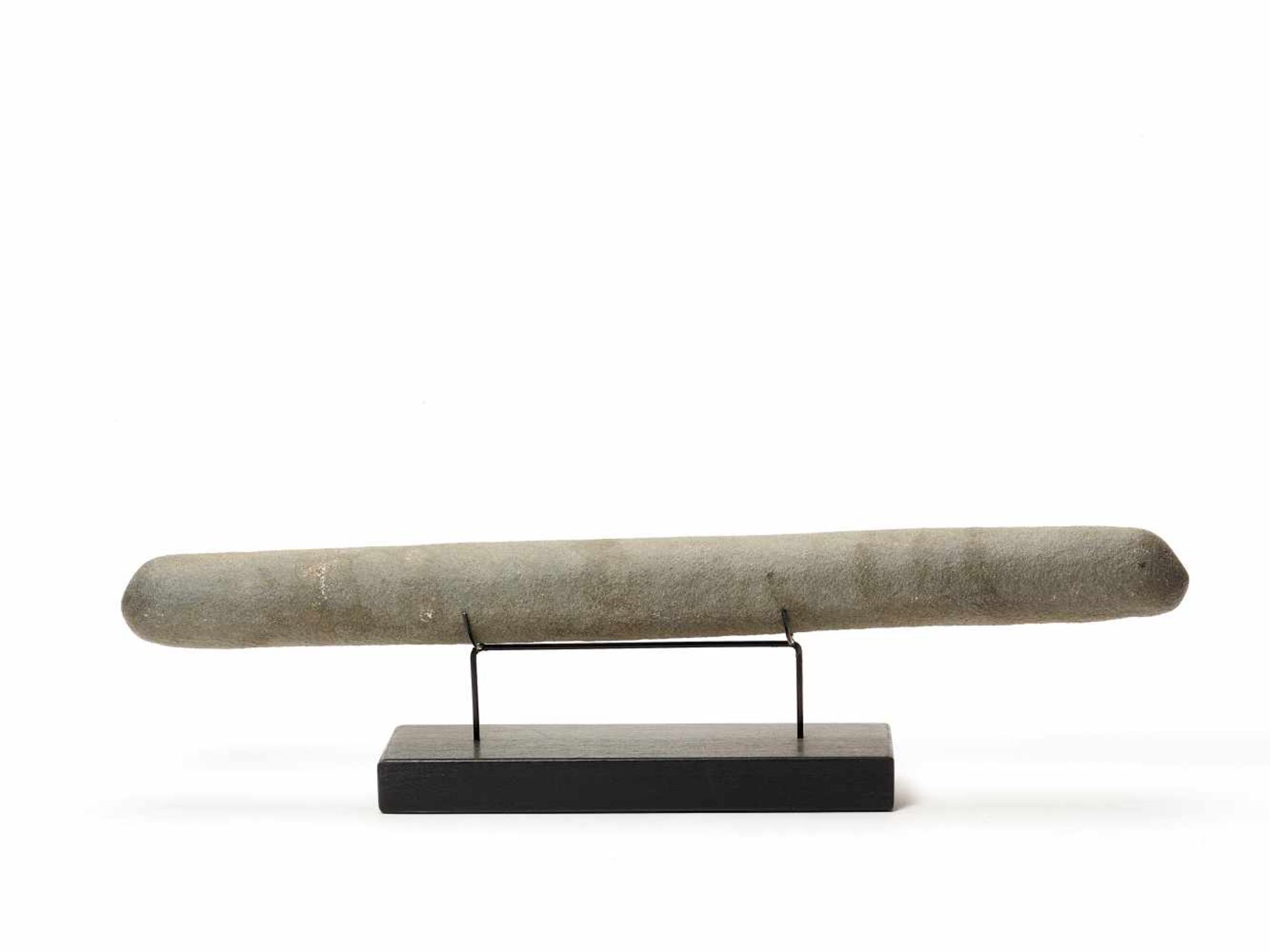 A LONG NEOLITHIC STONE PESTLE – TENEREStoneTenere region, Sahara, Niger, Africa, Neolithic period (