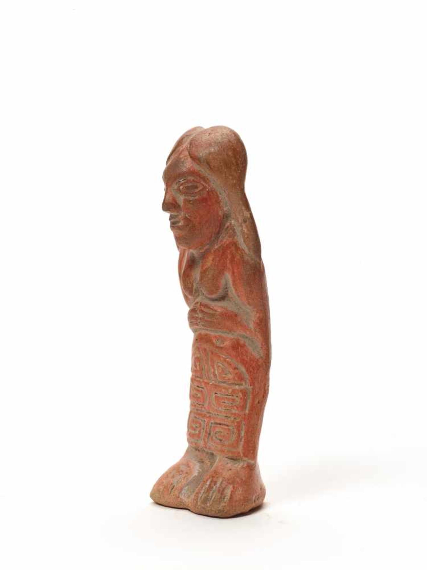 TL-TESTED PRIESTESS - BAHIA DE CARAQUEZ, ECUADOR, C. 16TH CENTURY Fired clayBahia, Ecuador, c. - Bild 2 aus 3