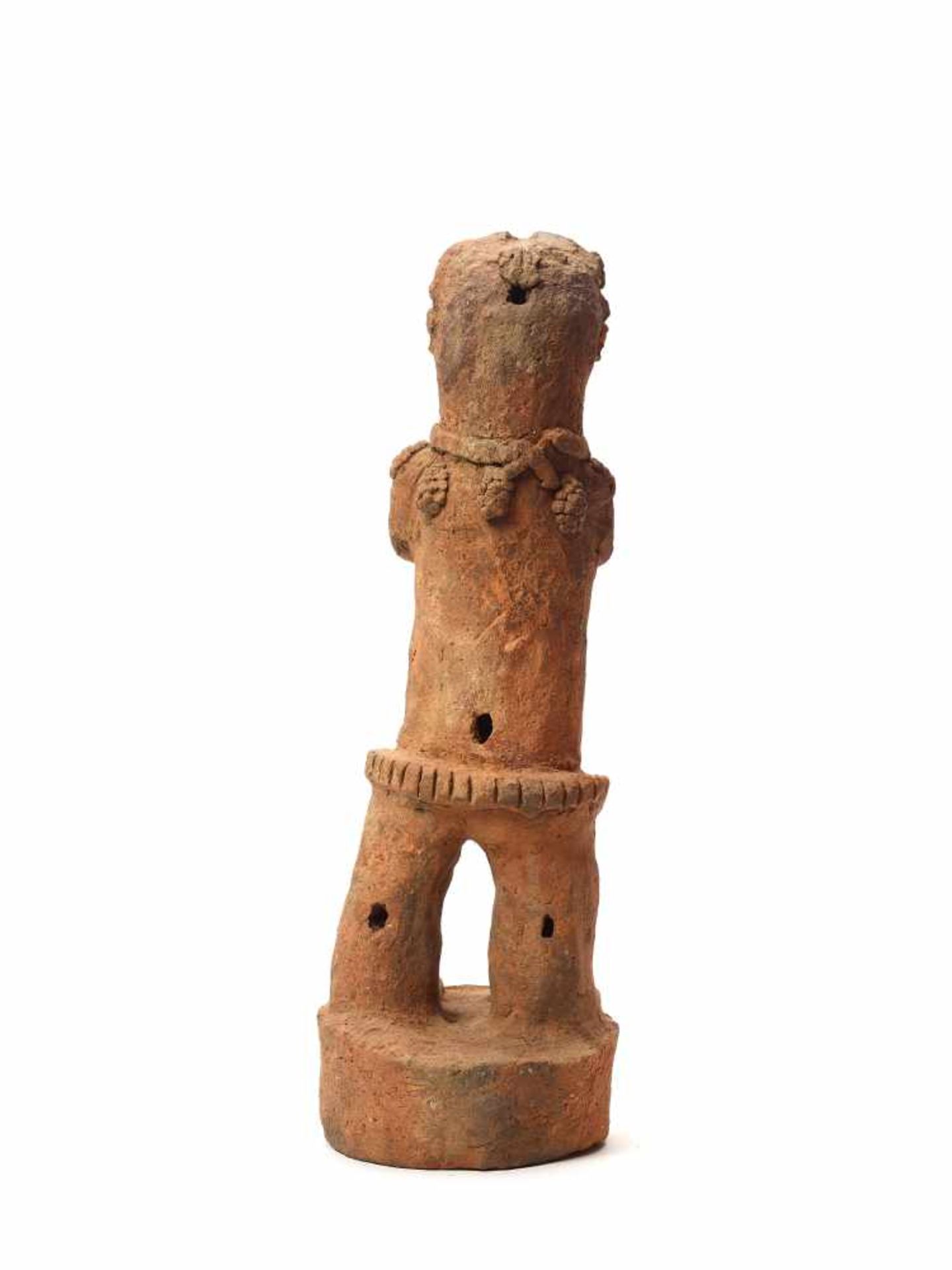 TL-TESTED STANDING FIGURE ON PEDESTAL - MAYA CIVILIZATION, GUATEMALA, C. 13TH CENTURYRed clayMaya - Image 5 of 5