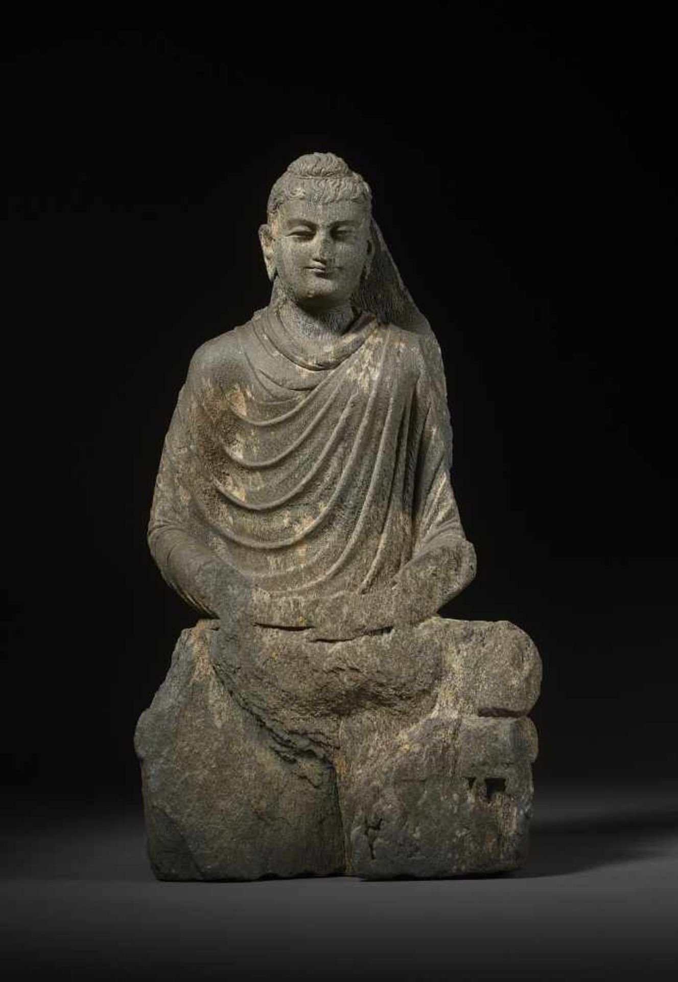 A LARGE GANDHARA BUDDHA STATUEAncient region of Gandhara, Kushan period, 2nd/3rd Century.