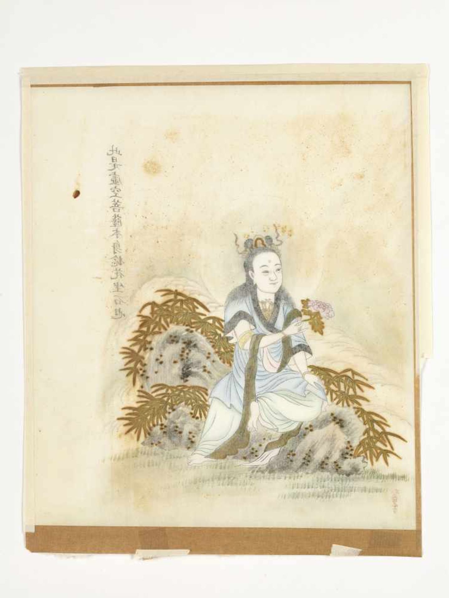 ZHOU PEICHUN (ACTIVE 1880-1910)China. Black ink and Watercolors on paper. Depiction of - Image 4 of 4