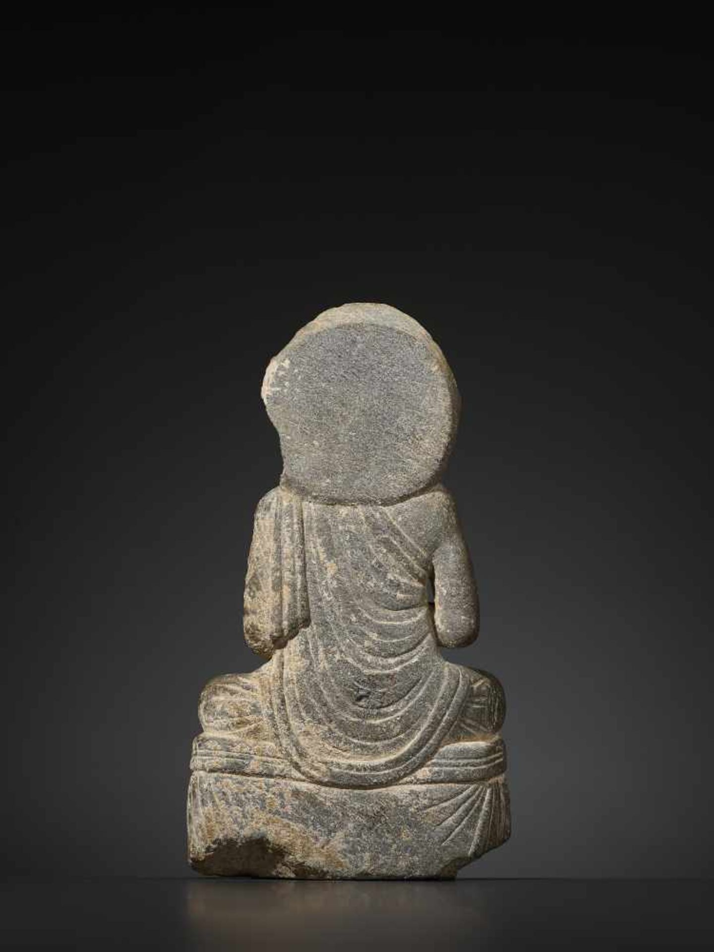 A RARE GANDHARA STATUE OF BUDDHAAncient region of Gandhara, Kushan period, 2nd/3rd Century. - Image 9 of 9