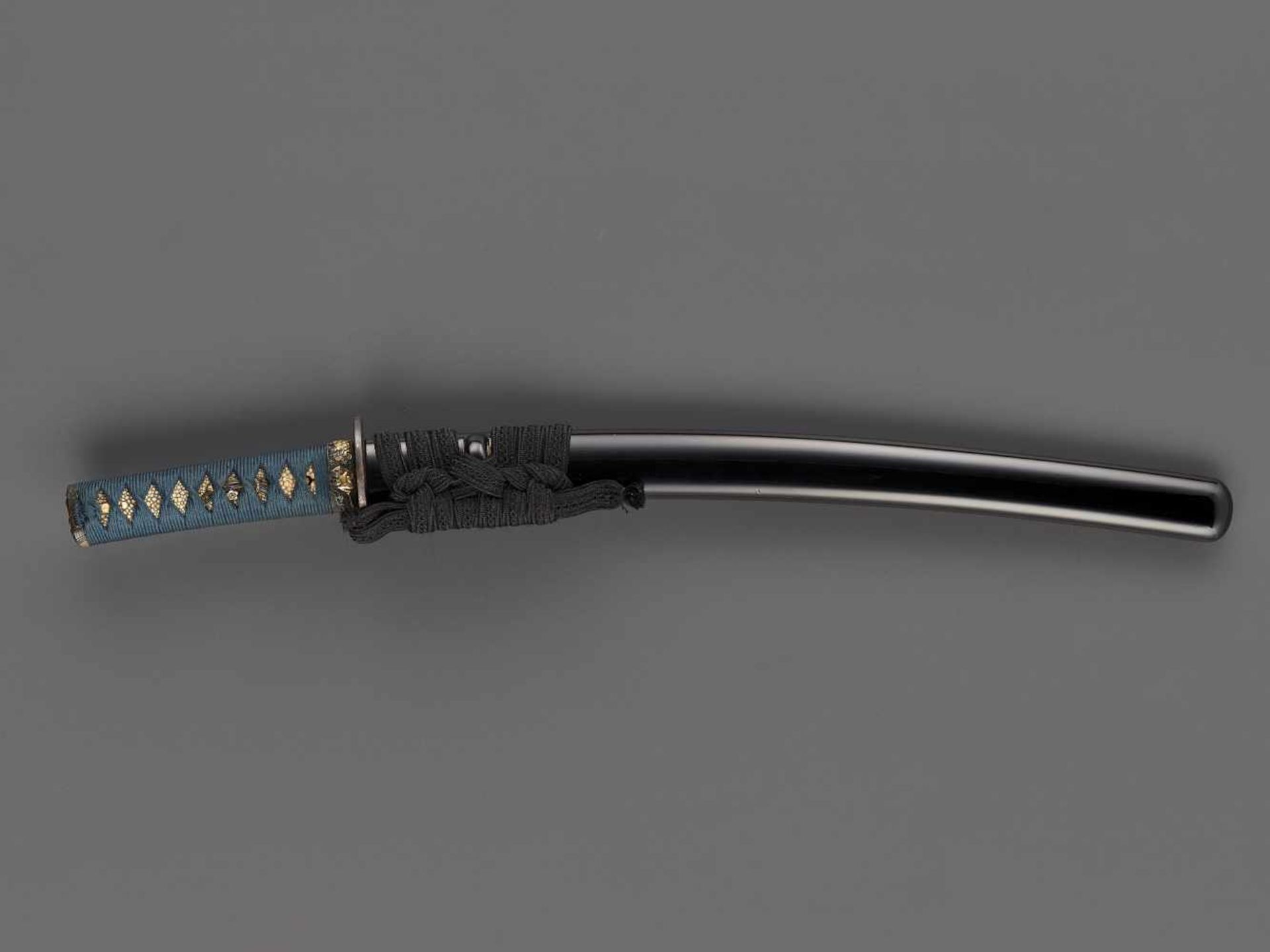 A WAKIZASHI IN KOSHIRAE BY MUNECHIKA Japan, Yamashiro, Kenmu Restoration / Muromachi period (1333-