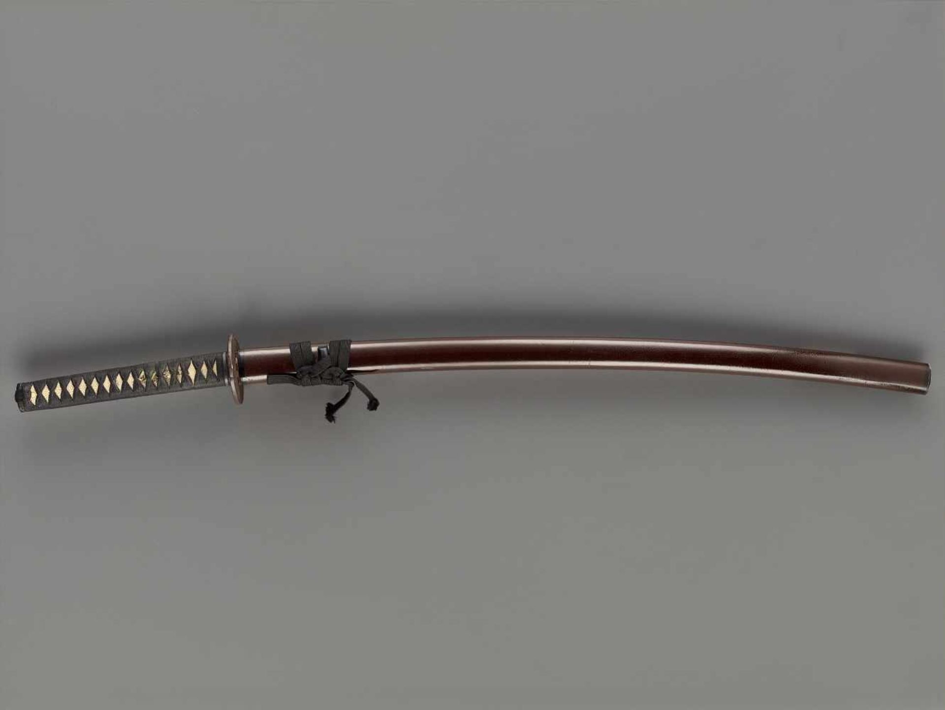 A KATANA IN KOSHIRAE Japan, c. 18th century, Edo period (1615-1868)The blade: A long katana, its