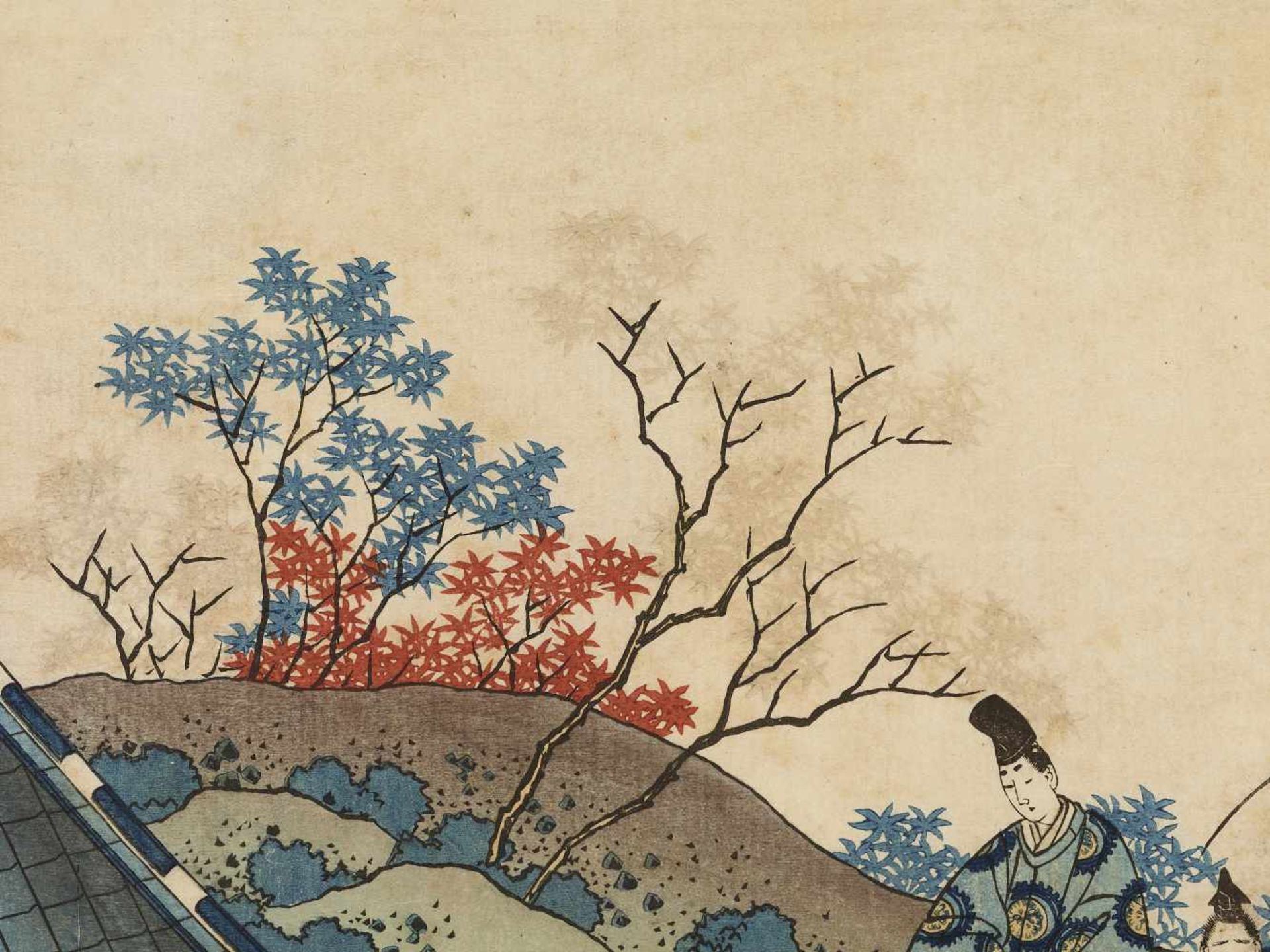 KATSUSHIKA HOKUSAI (1760 – 1849), TEISHIN-KO Japan, ca. 1835-1836. Woodblock print (nishiki-e), - Image 4 of 8