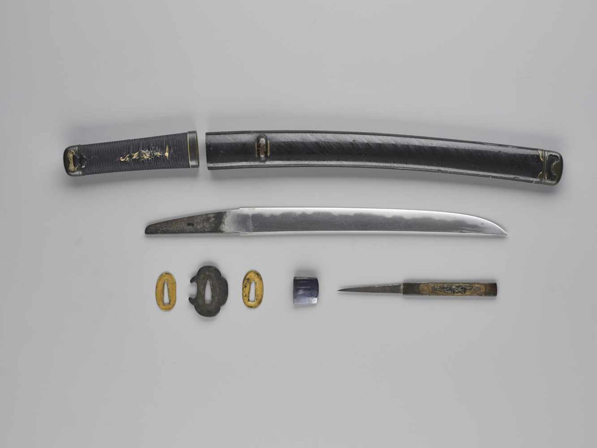 SHINKAI: A TANTO IN KOSHIRAE By Shinkai, signed ShinkaiJapan, c. 17th century, Edo period (1615- - Image 3 of 6