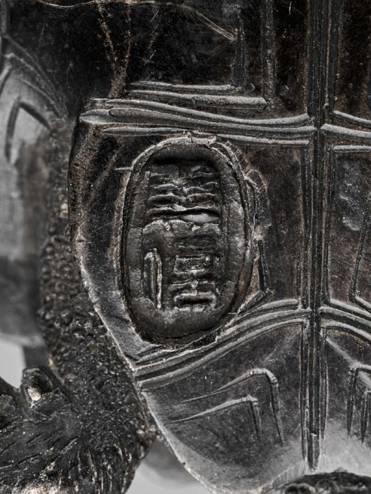 A BRONZE GROUP OF THREE TORTOISES The largest signed Tsunemitsu, the second largest signed - Image 10 of 11