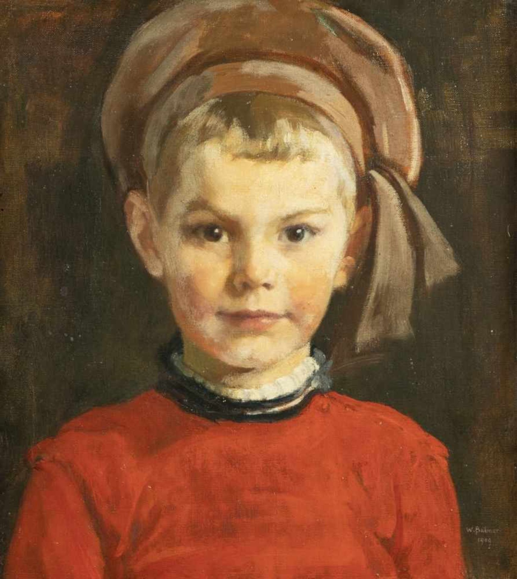 Wilhelm Balmer (1865-1922)Kinderportrait von Claude Cérésole, späterer Schweizer Meister im