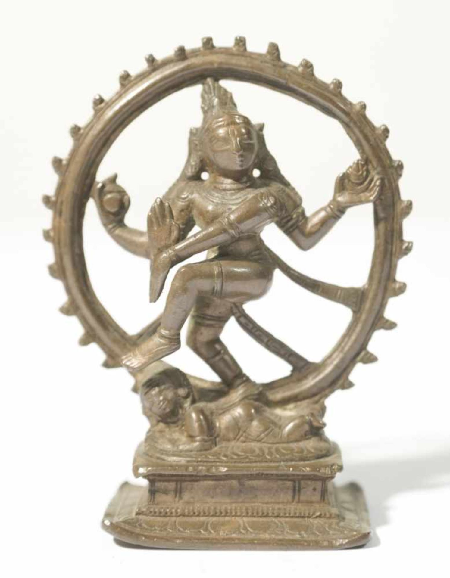 Shiva Nataraja, India, Bronze, probably 17th c., 11 cm high, Provenance: Private