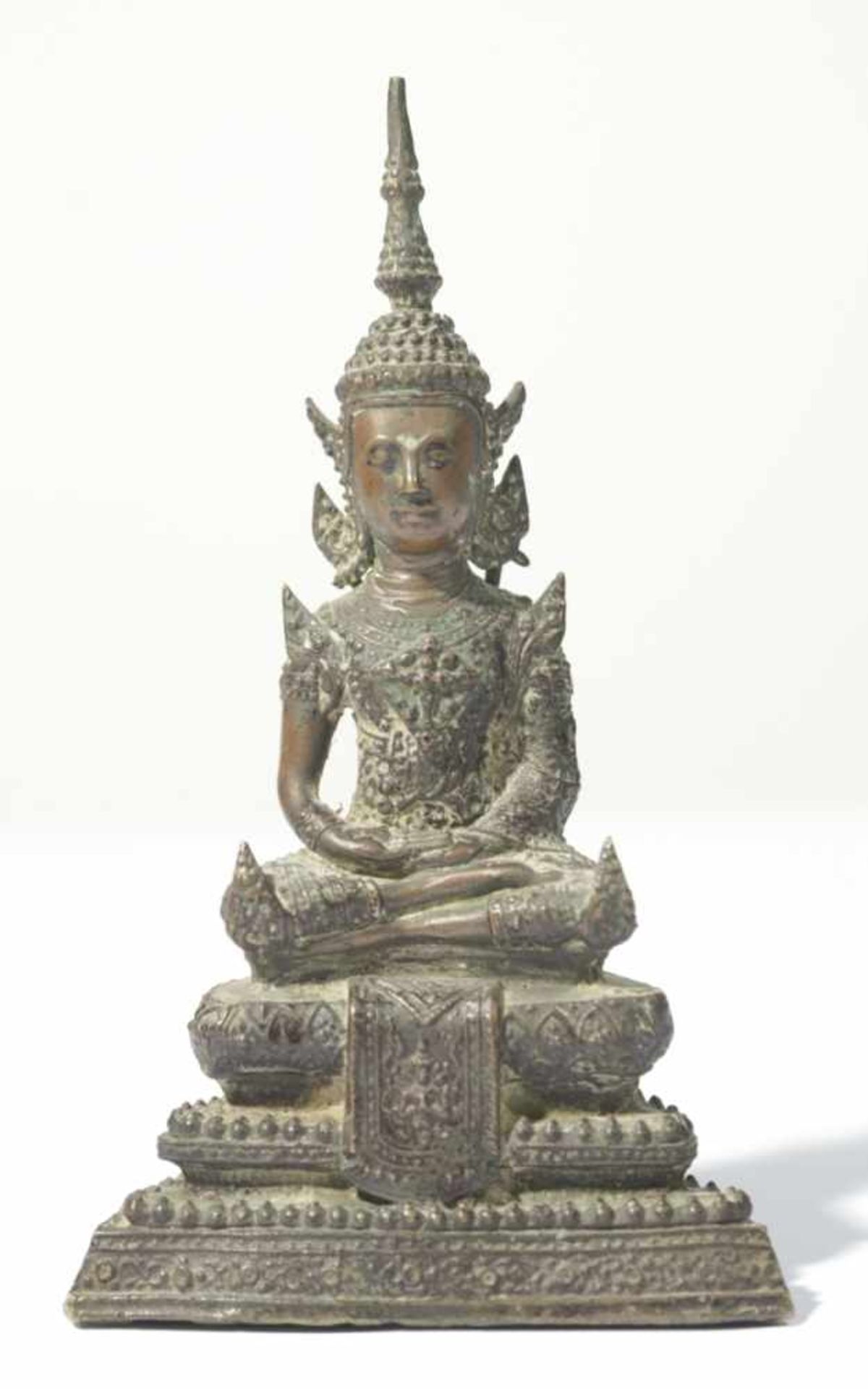 Buddha, Thailand, Bronze, 19th c., 17 cm high, Provenance: Private collection Zurich