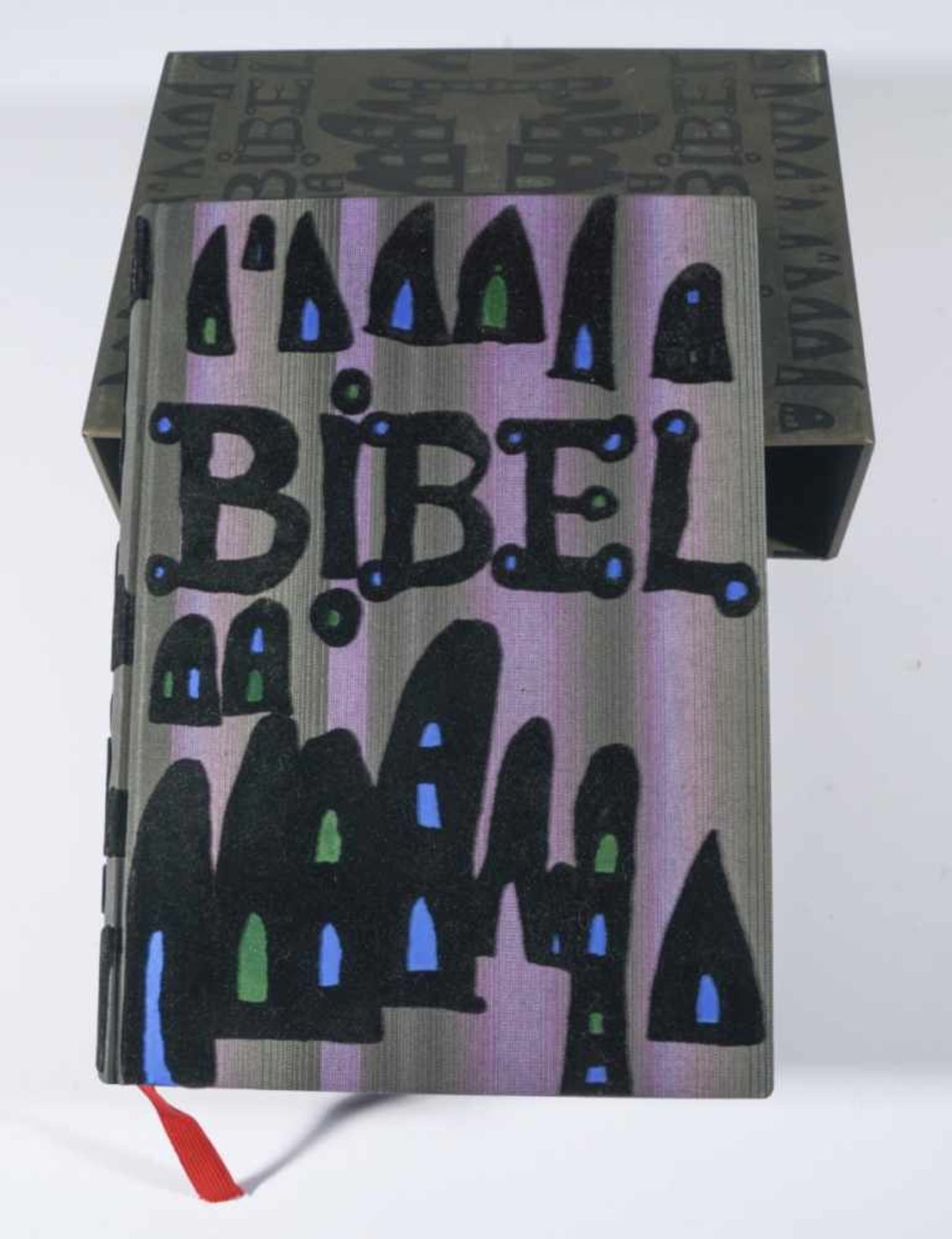 Hundertwasser, Friedensreich, Bible (German), Publishing House Pattloch, Augsburg 1995,
