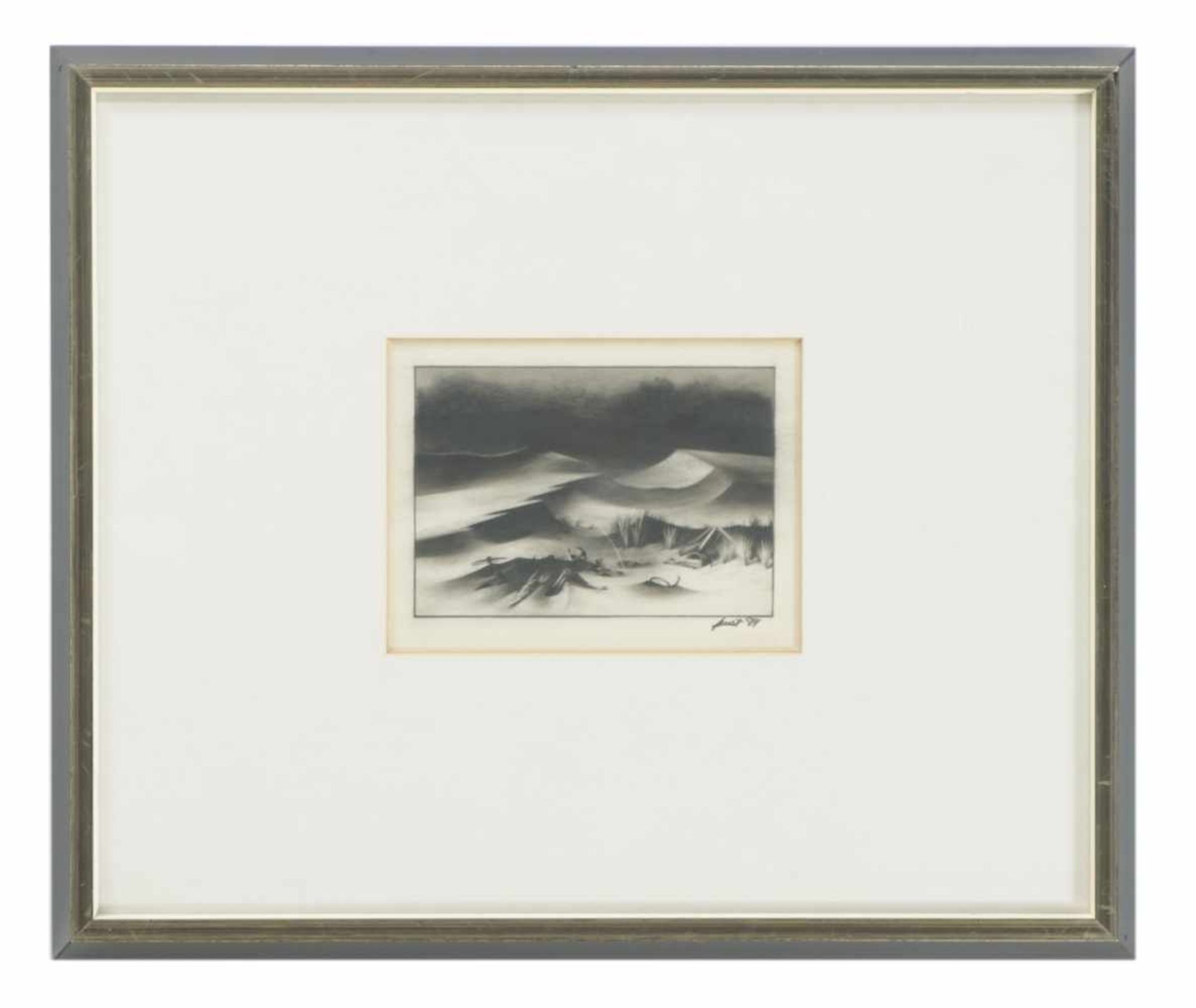 The Underground-Artist Jan Faust, Untitled, Pencil-Drawing, signed and dated (19)79, 9 x - Image 2 of 2