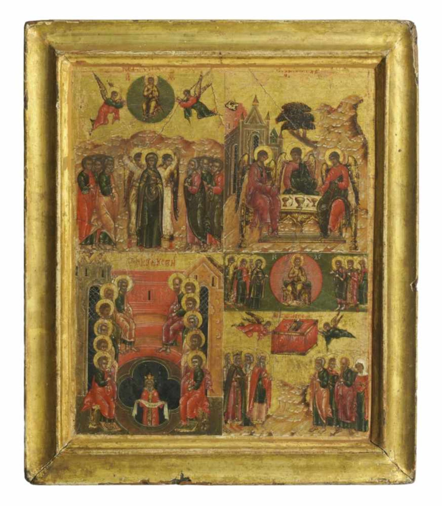 Important and rare tabletki of the Pentecostarion, Greece, probably Crete, around 1700, 26 - Bild 2 aus 2