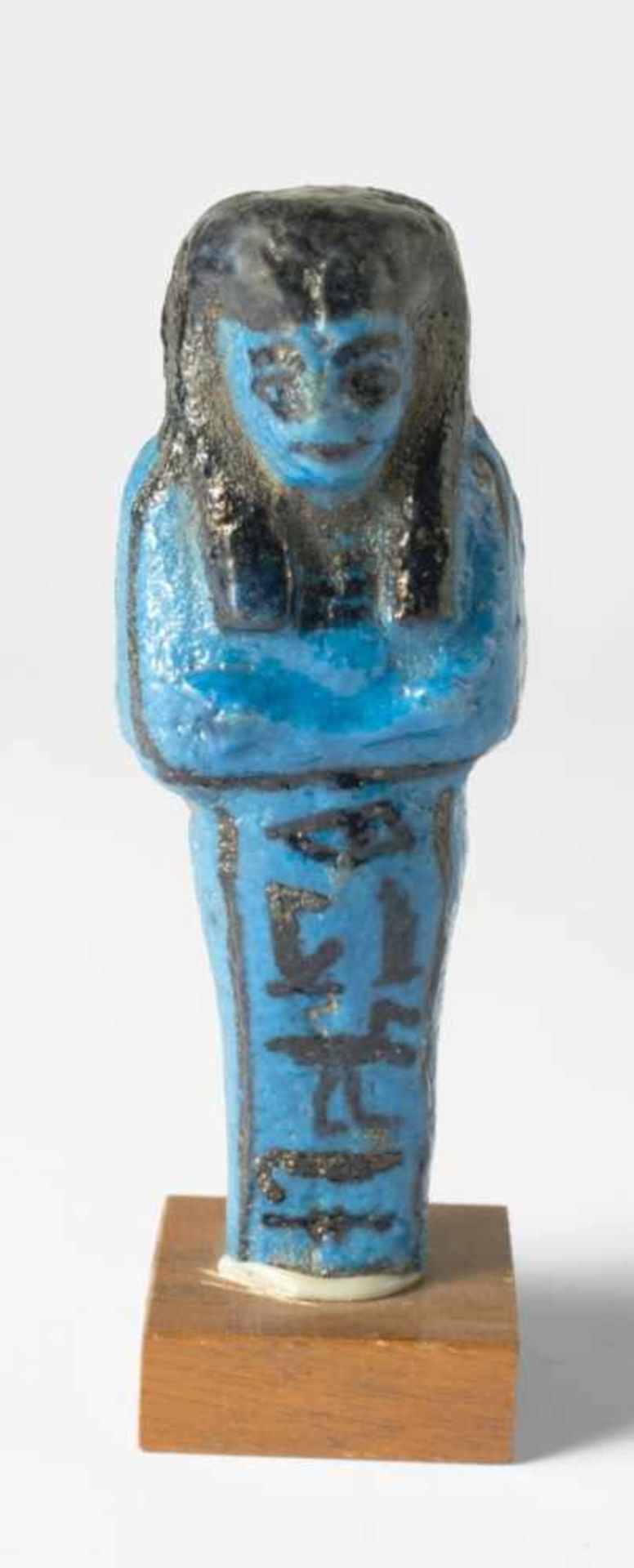 Ushabti, Egypt, probably Third Intermediate Period (1075-652 B.C.), 22nd dynasty, blue