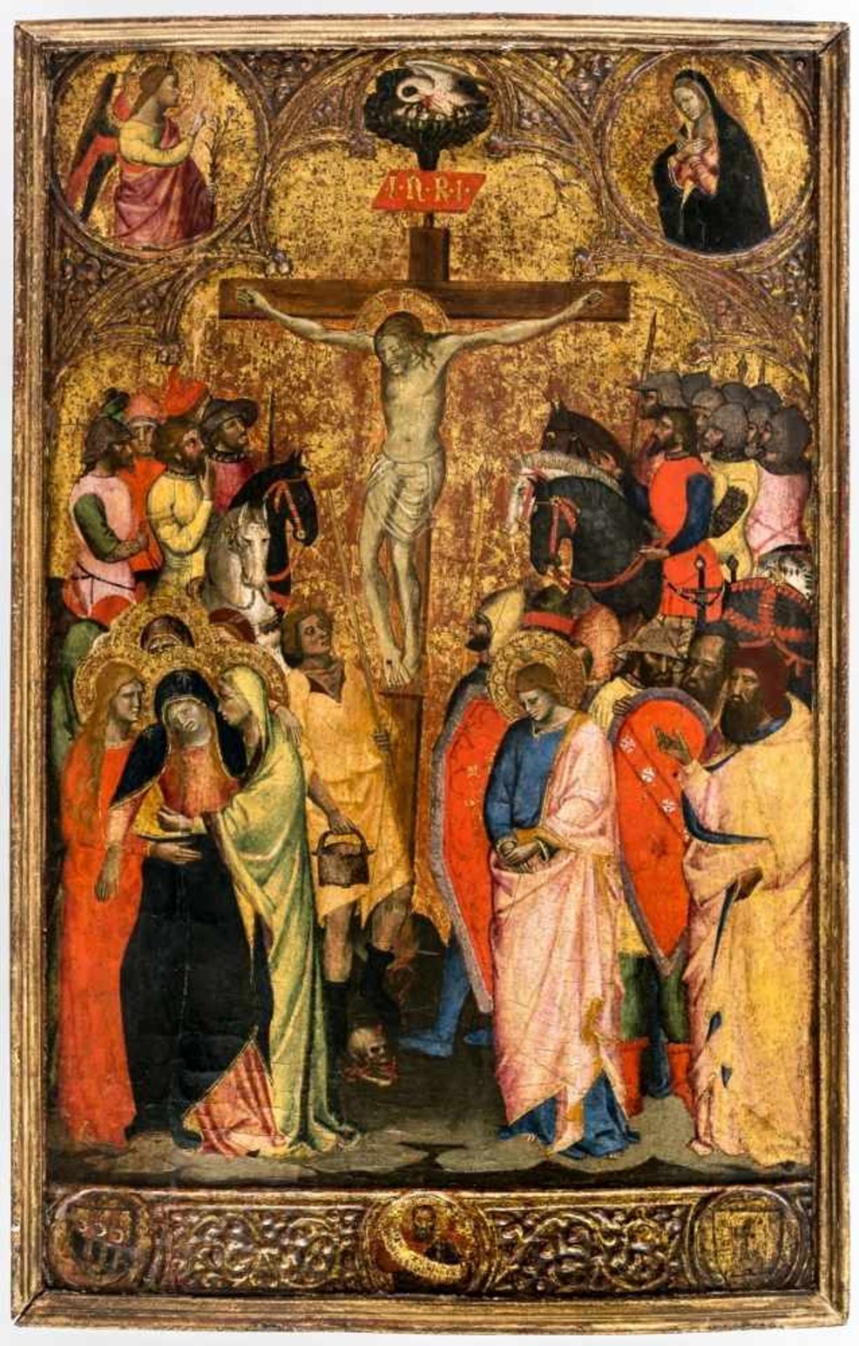 Important painting of the crucifixion of Jesus from the collection of Konrad Adenauer,Florence,