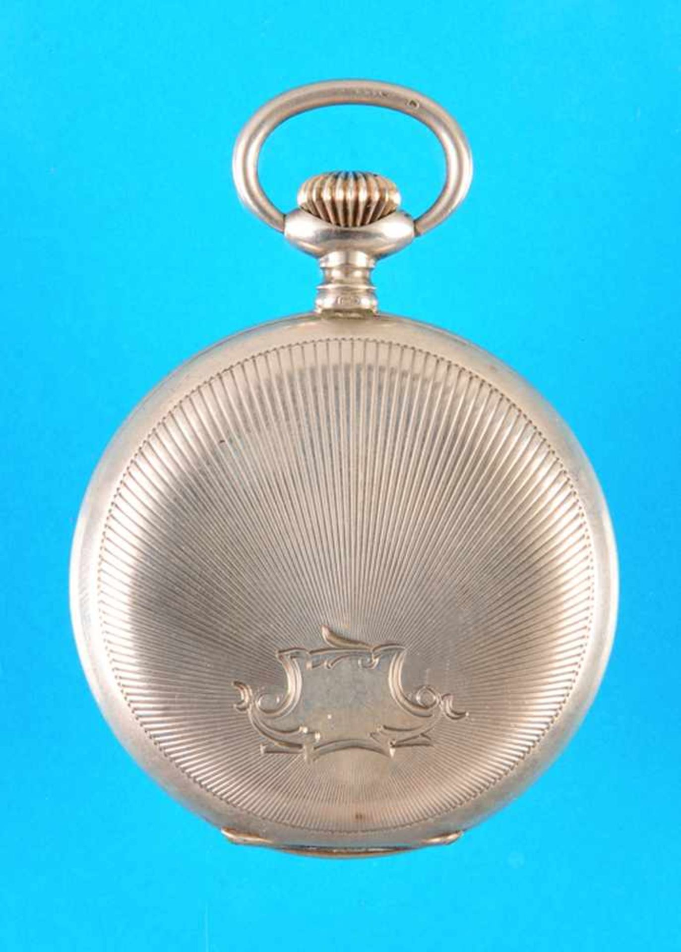 Silver pocket watch with hunting case, Tavannes Watch Co.Silbertaschenuhr mit Sprungdeckel, Tavannes - Bild 3 aus 3