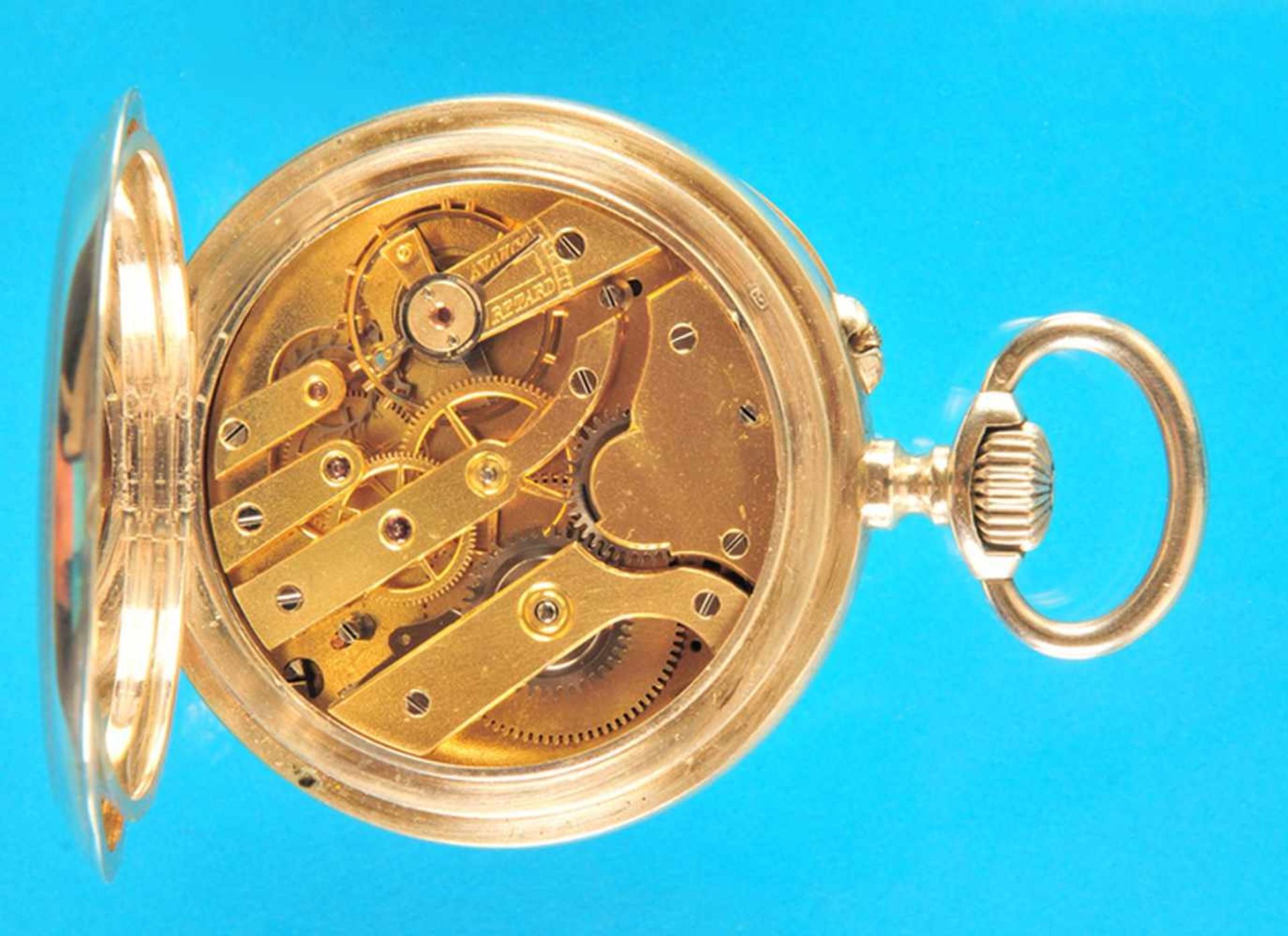 Silver pocket watch, J. Nicolaus, ViennaSilbertaschenuhr, J. Nicolaus Wien, guillochiertes - Bild 2 aus 2