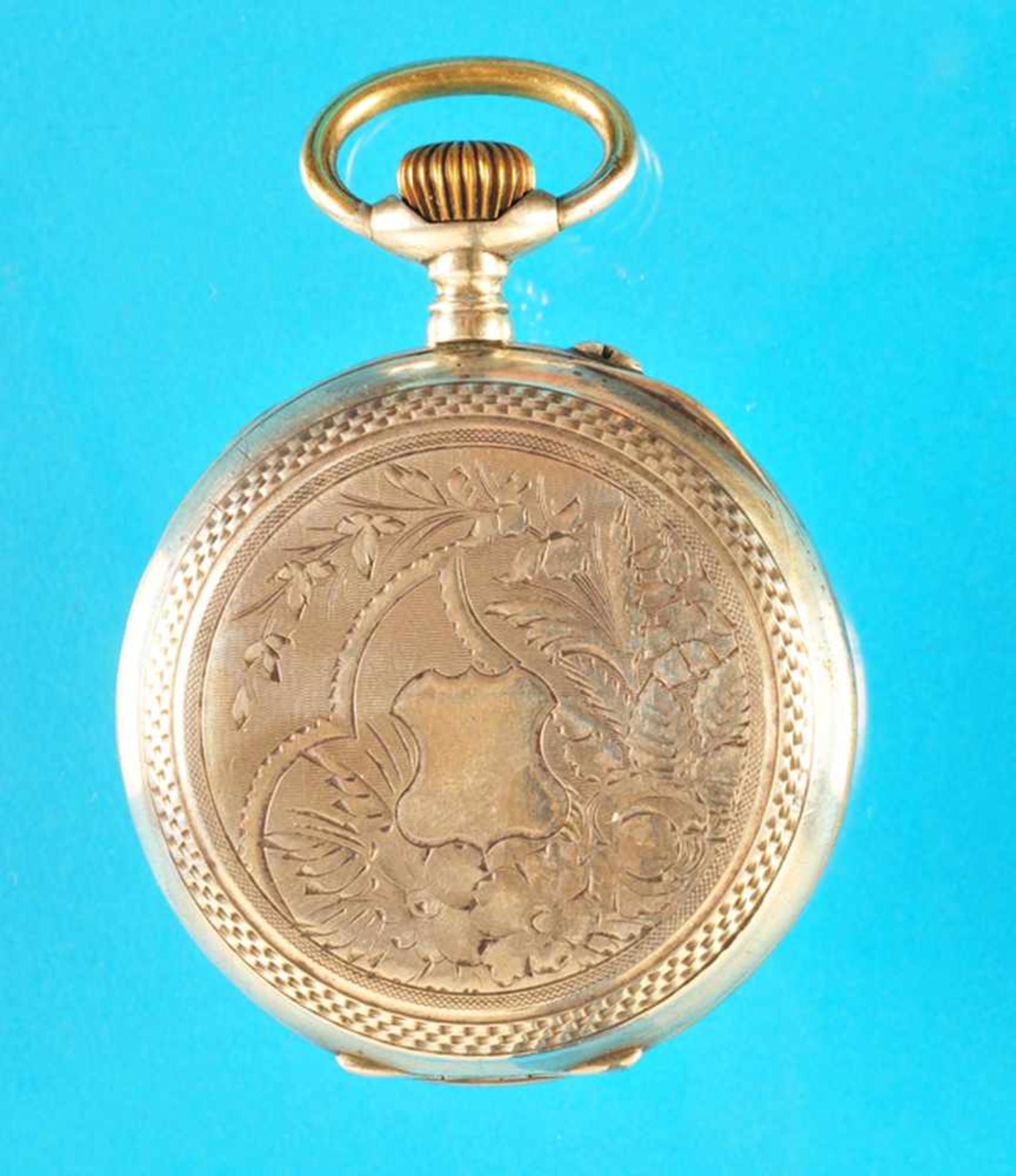 Silver pocket watch, System GlashütteSilbertaschenuhr, System Glashütte, auf der Werkseite mit - Bild 3 aus 3