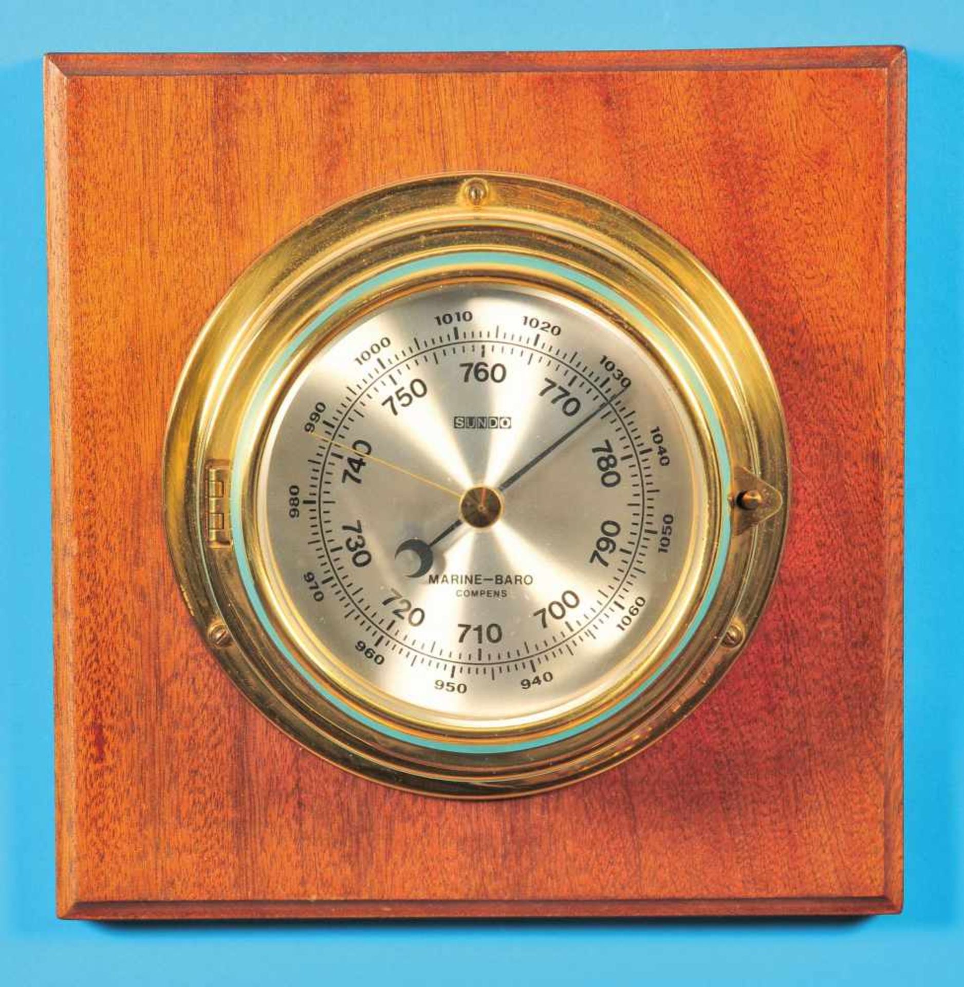 Sundo marine barometer CompensSundo-Marine-Baro- (meter) Compens, vergoldetes rundes Gehäuse,