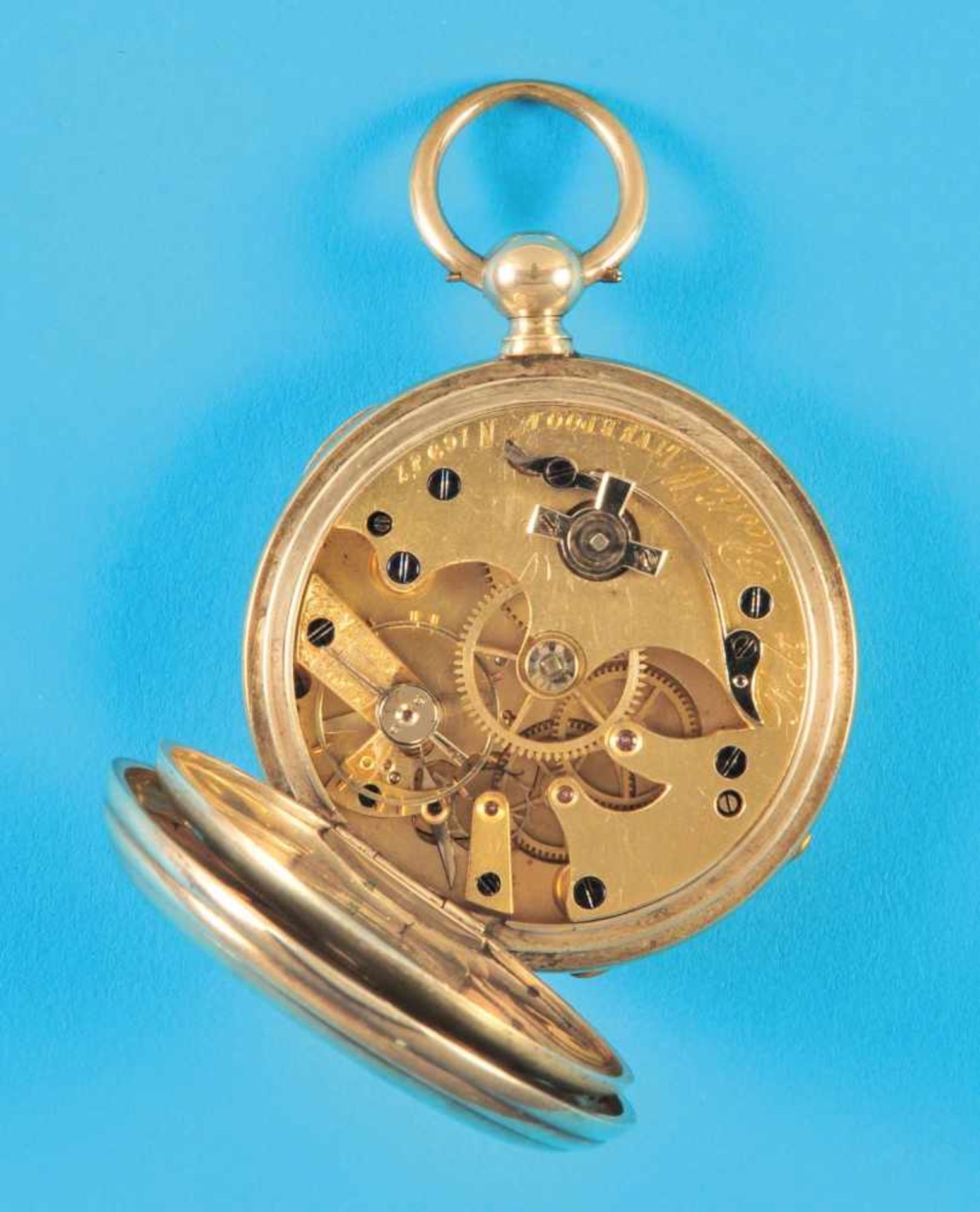 Robert Roskell Liverpool, silver pocket watchRobert Roskell Liverpool, Silbertaschenuhr,