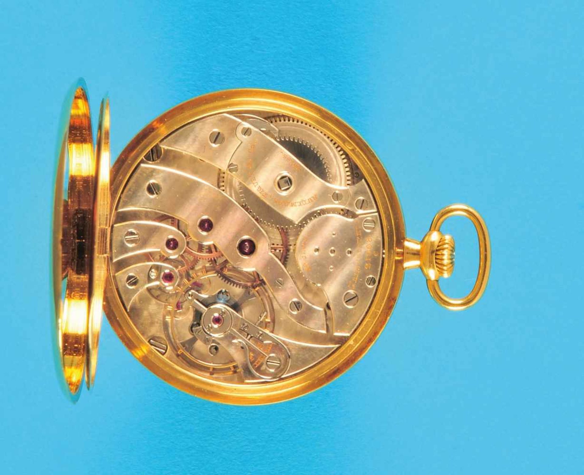 Golden tailcoat watch, Audemars Piquet & Co. Goldene Frackuhr, Audemars Piquet & Co., glattes 18-