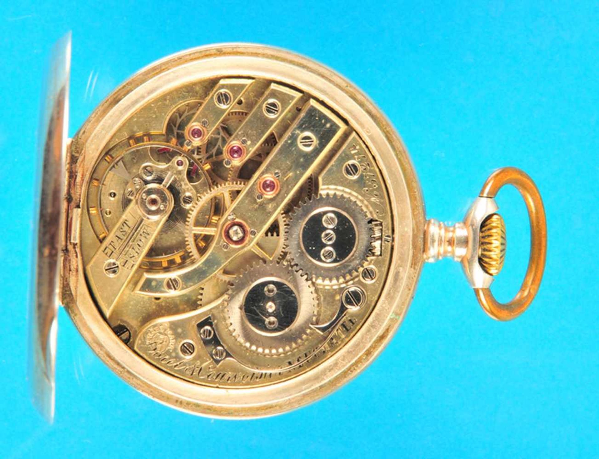 Silver pocket watch, Borel & Courvoisier NeuchatelSilbertaschenuhr, Borel & Courvoisier Neuchatel, - Bild 2 aus 2