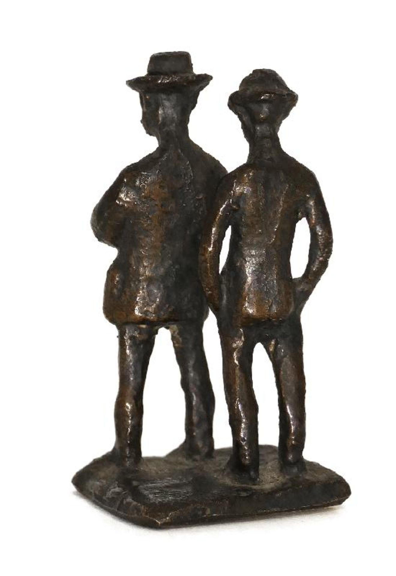 Drake, Heinrich (Ratsiek/Lippe-Detmold 1903 - 1994 Berlin)Zille-Statuette en miniaturBronze, 1968, - Image 5 of 5