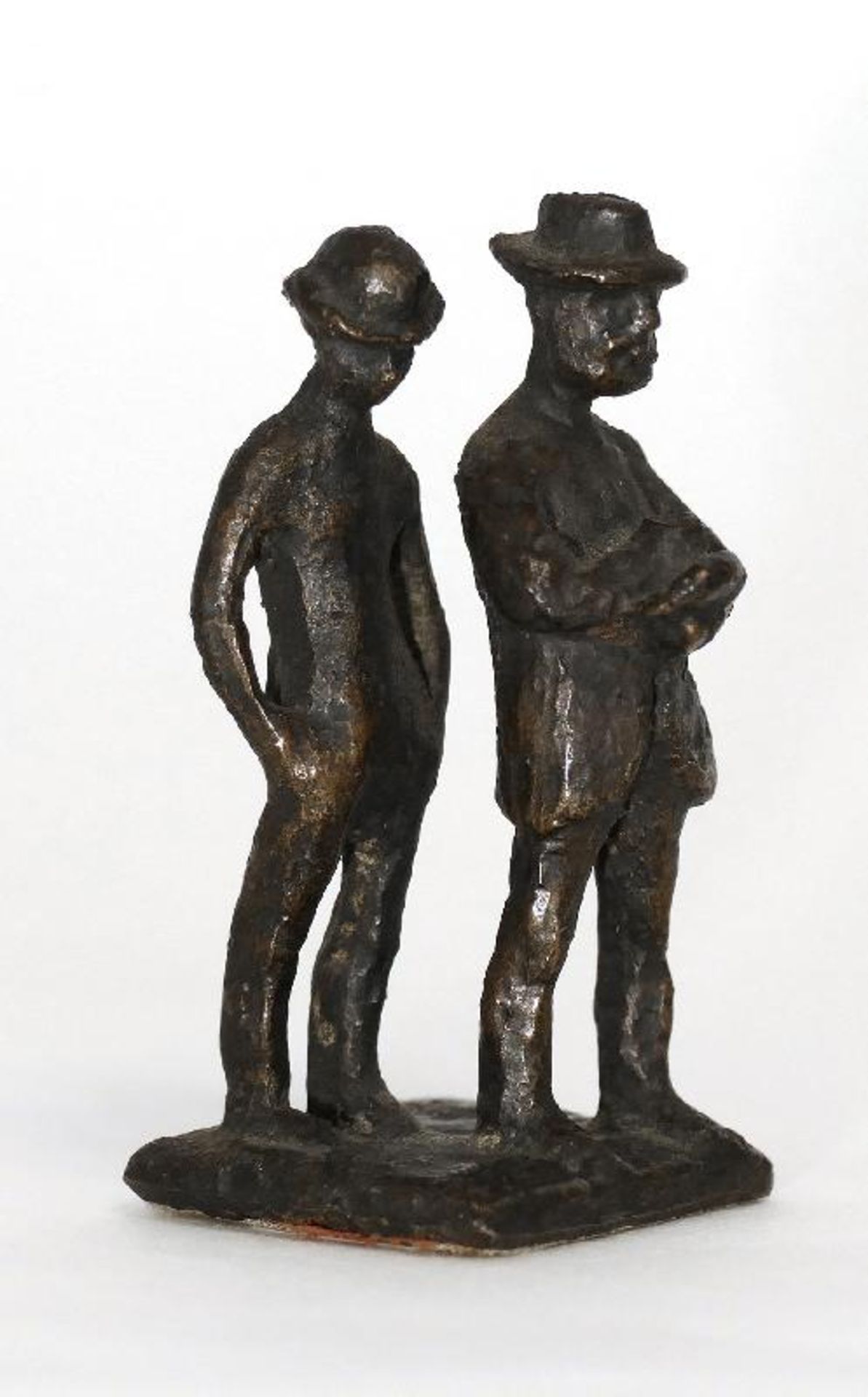 Drake, Heinrich (Ratsiek/Lippe-Detmold 1903 - 1994 Berlin)Zille-Statuette en miniaturBronze, 1968, - Image 4 of 5