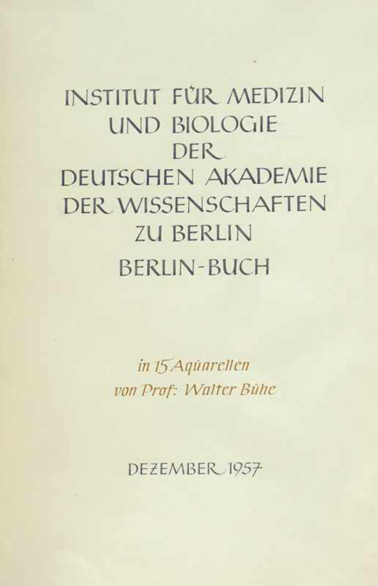 Buhe, Walter (Aschersleben 1882 - 1958 Leipzig. Buhe war Schüler von Emil Orlik in Berlin und von - Image 7 of 8