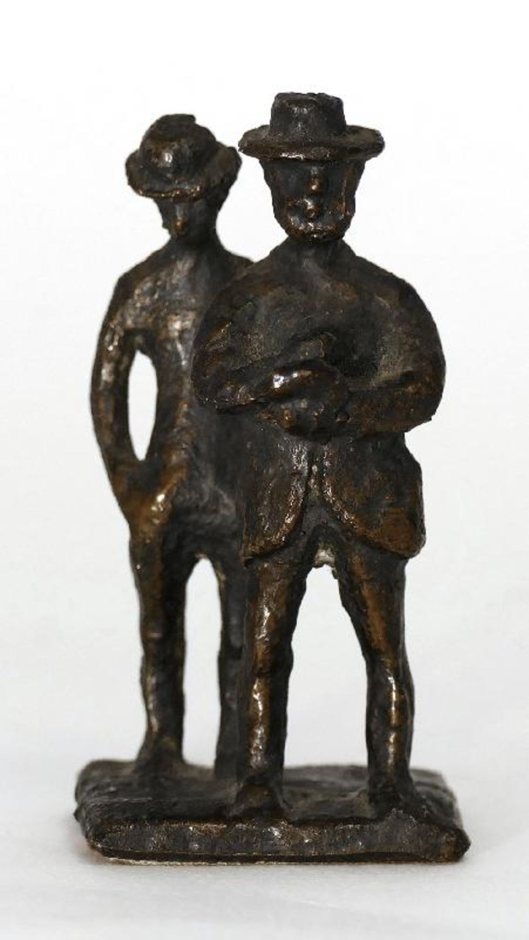 Drake, Heinrich (Ratsiek/Lippe-Detmold 1903 - 1994 Berlin)Zille-Statuette en miniaturBronze, 1968, - Image 2 of 5