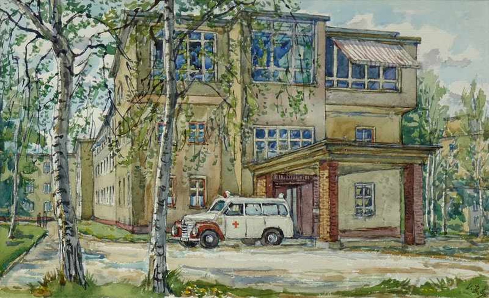 Buhe, Walter (Aschersleben 1882 - 1958 Leipzig. Buhe war Schüler von Emil Orlik in Berlin und von - Image 4 of 8