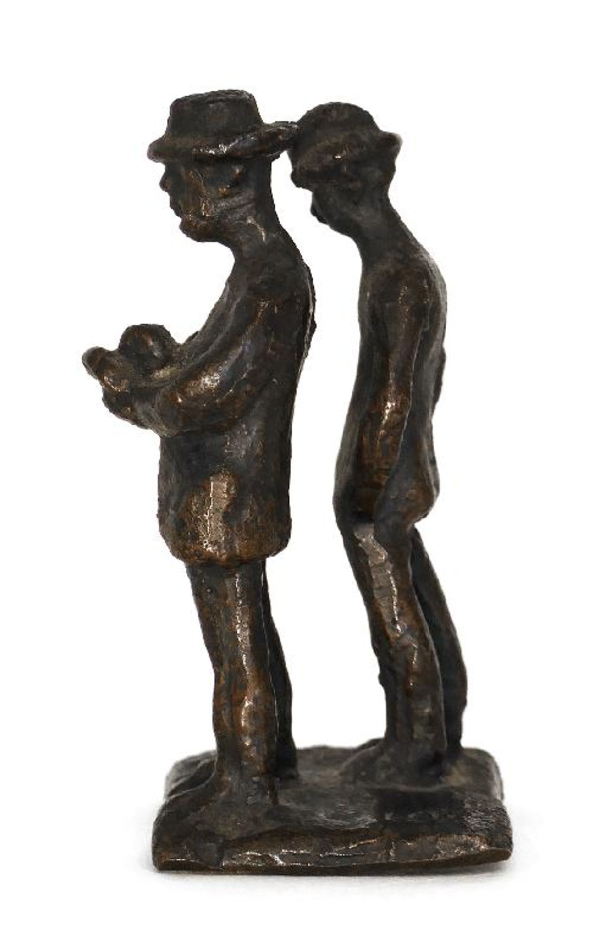 Drake, Heinrich (Ratsiek/Lippe-Detmold 1903 - 1994 Berlin)Zille-Statuette en miniaturBronze, 1968, - Image 3 of 5