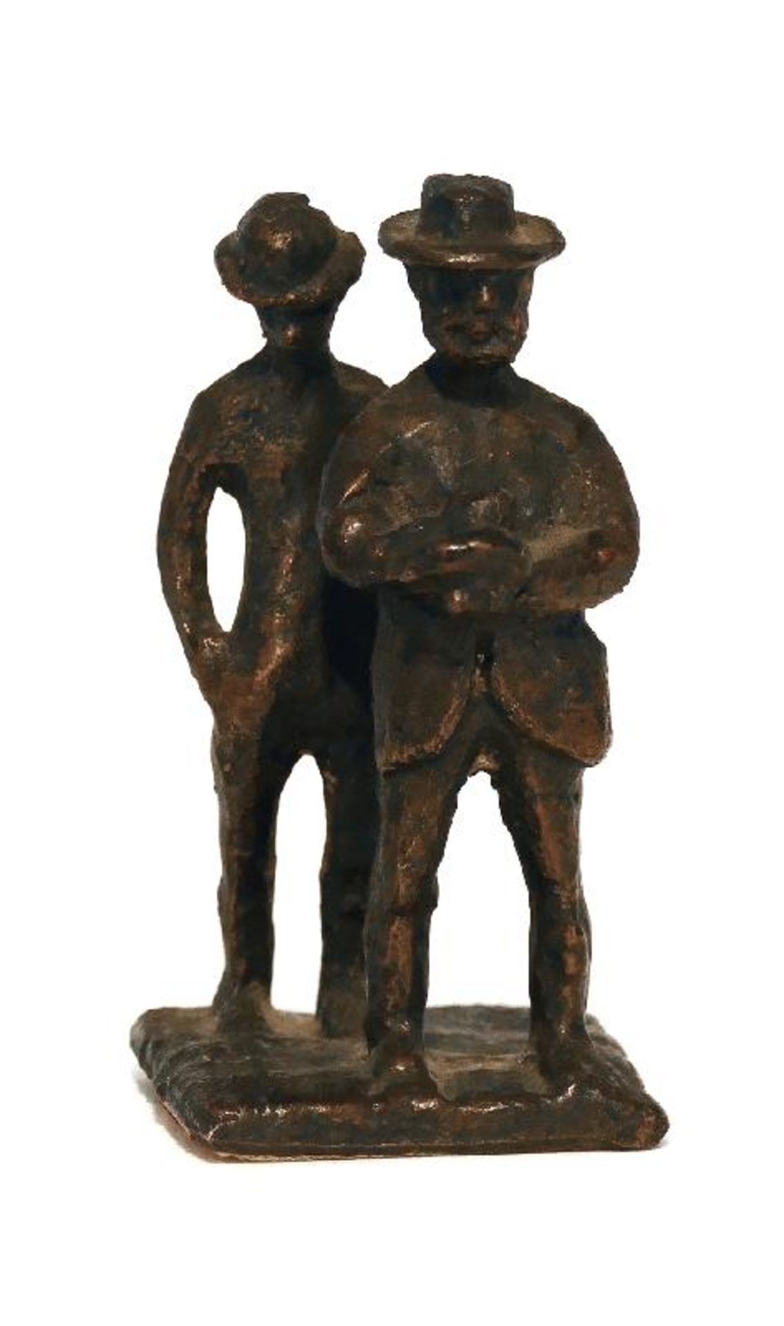 Drake, Heinrich (Ratsiek/Lippe-Detmold 1903 - 1994 Berlin)Zille-Statuette en miniaturBronze, 1968,