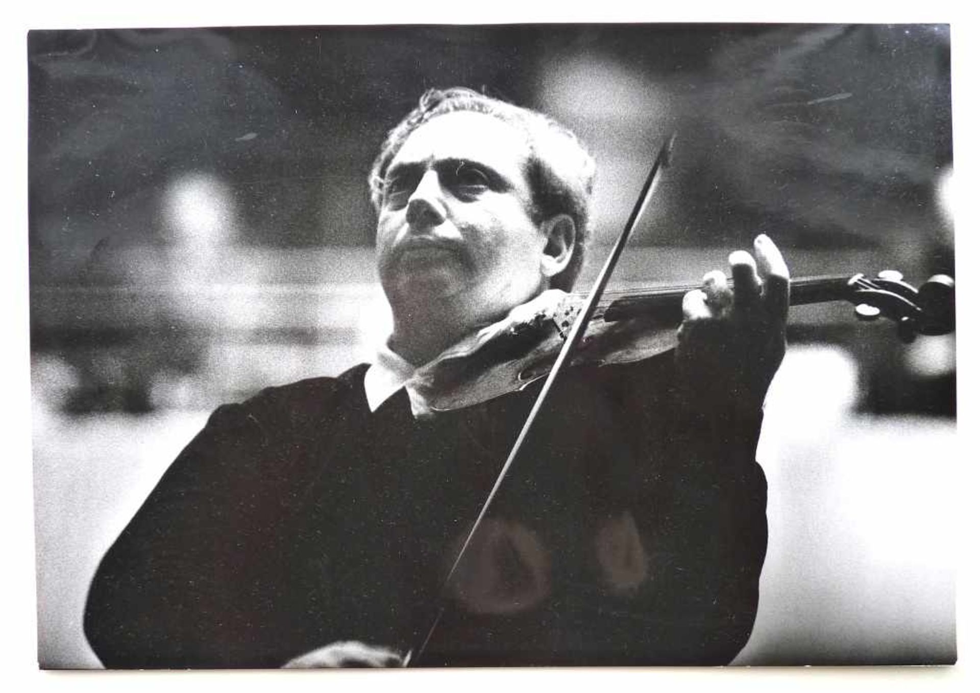 RICHTER, EVELYN: "Isaac Stern", o.J.Fotografie, Silbergelatineabzug20,3 x 29,3 cmverso signiertunter