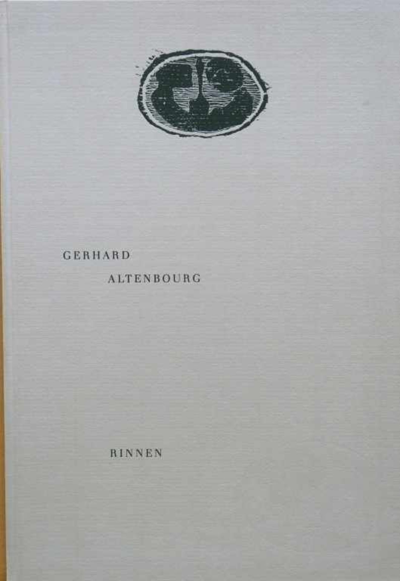 ALTENBOURG, GERHARD (Gerhard Ströch): "Rinnen", 199872 Seiten: zahlreiche in der Handschrift des