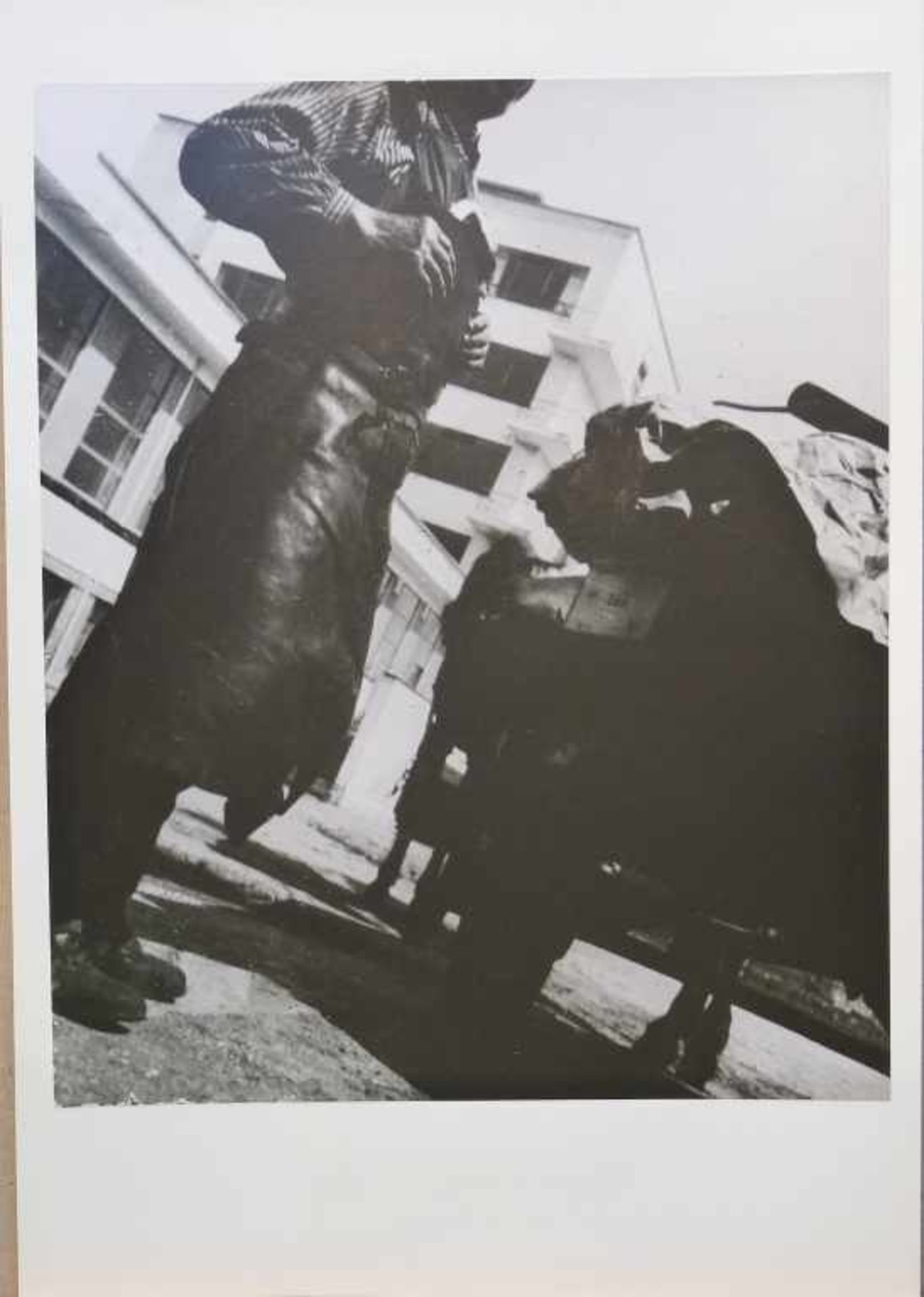 MAPPE: "Bauhaus-Fotografie 2": "bauhaus-fotografie 2", 1990schwarze Leinenkassette mit 17 - Bild 2 aus 19
