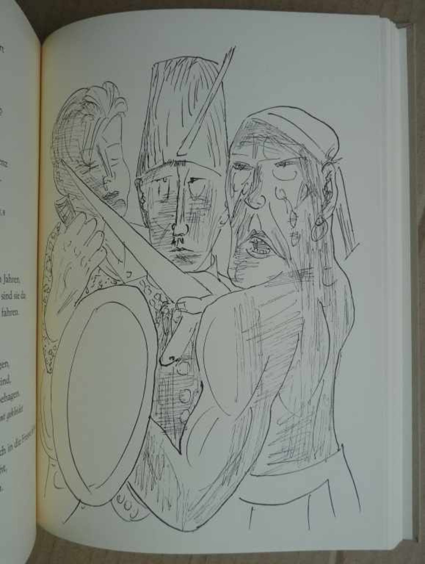 BECKMANN, MAX: "Faust - Der Tragödie zweiter Teil", 1943/44412 Seiten: die Zeichnungen von Max - Bild 3 aus 3