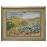 Romano Elio (Trapani 1909 -1996 Catania) Landscape 50X70 Oil painting on Canvas. Signed on the