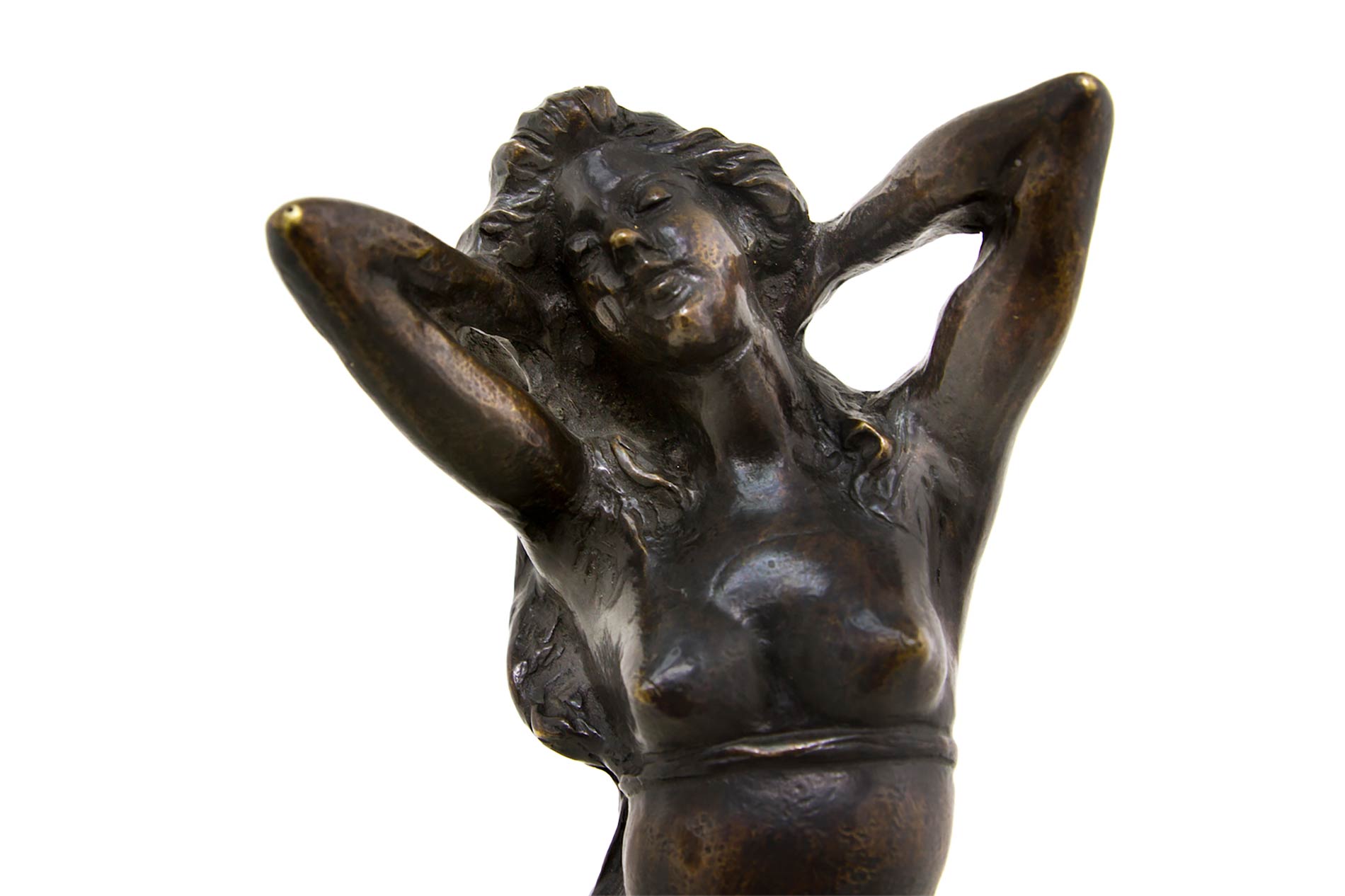 Sculptor of the XX century. Nude of woman. Bronze sculpture. H Cm 50 - Image 2 of 2