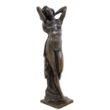 Sculptor of the XX century. Nude of woman. Bronze sculpture. H Cm 50
