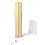 Arteluce, designed by G.Sarfatti, 1090 model, from the 60s.Floor lamp with lacquered brass